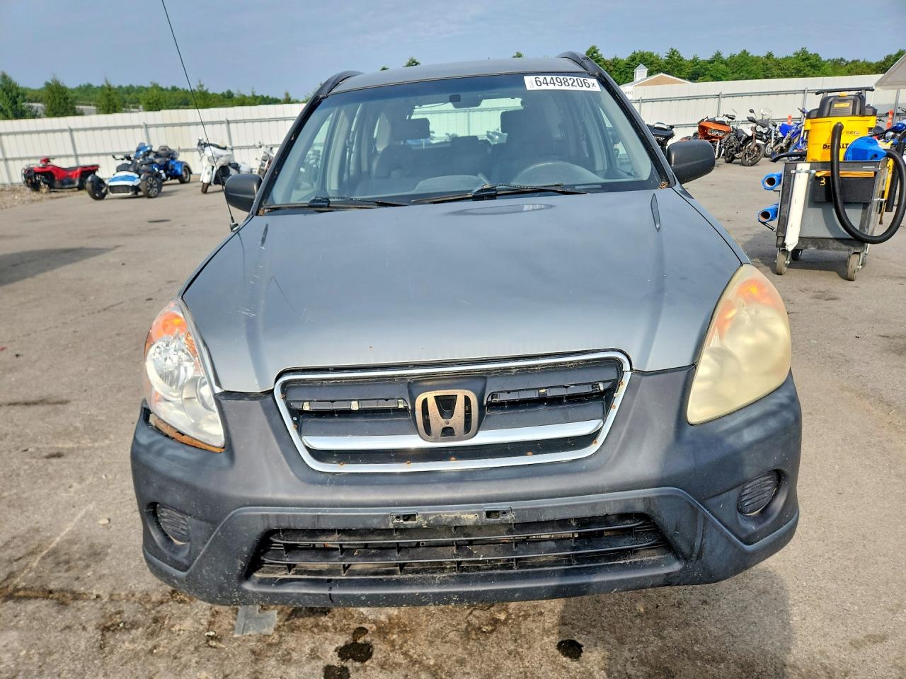 2006 Honda Cr-v Lx Green vin: SHSRD78586U401321