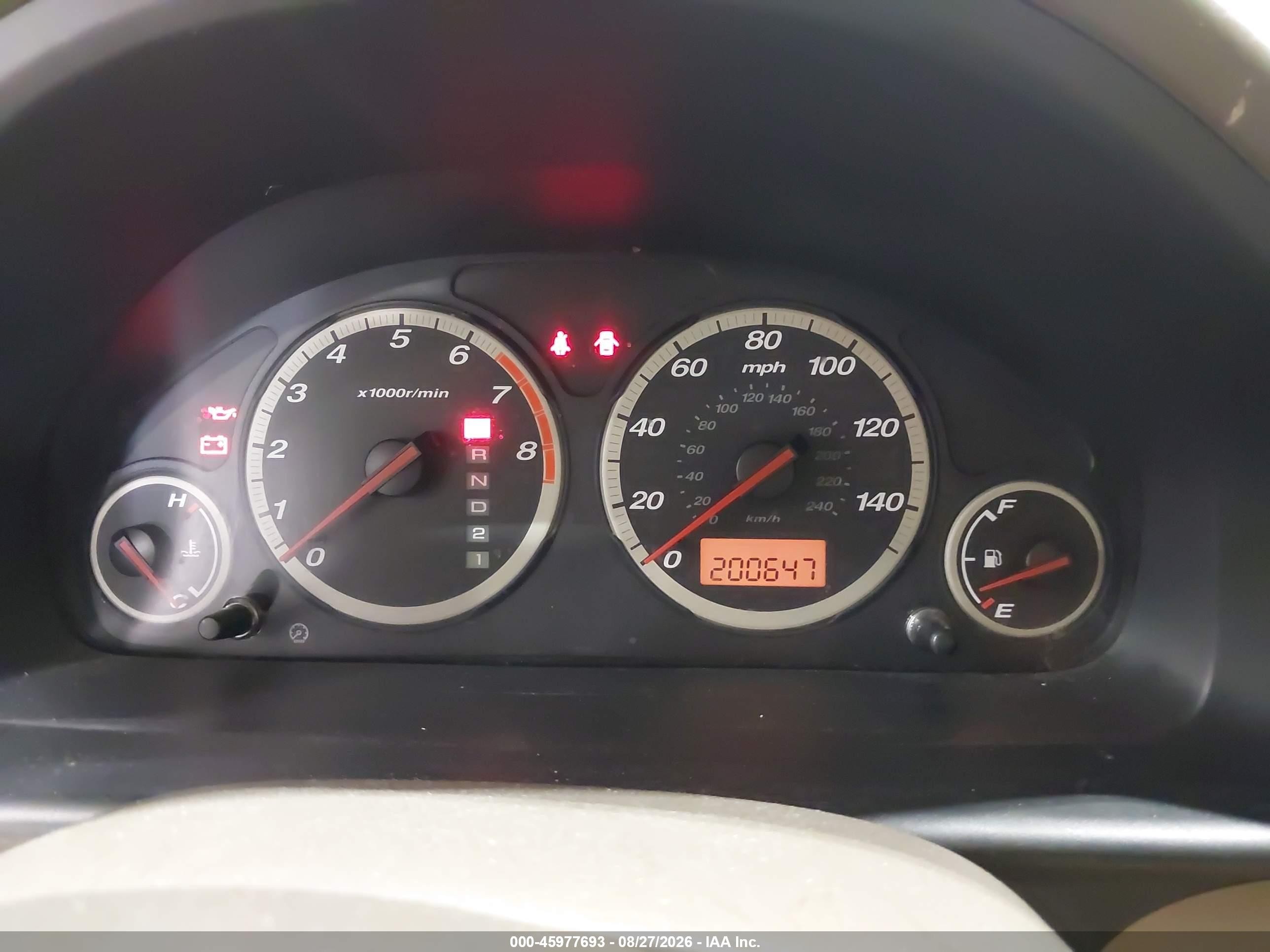 2006 Honda Cr-v Lx White vin: SHSRD78586U401934