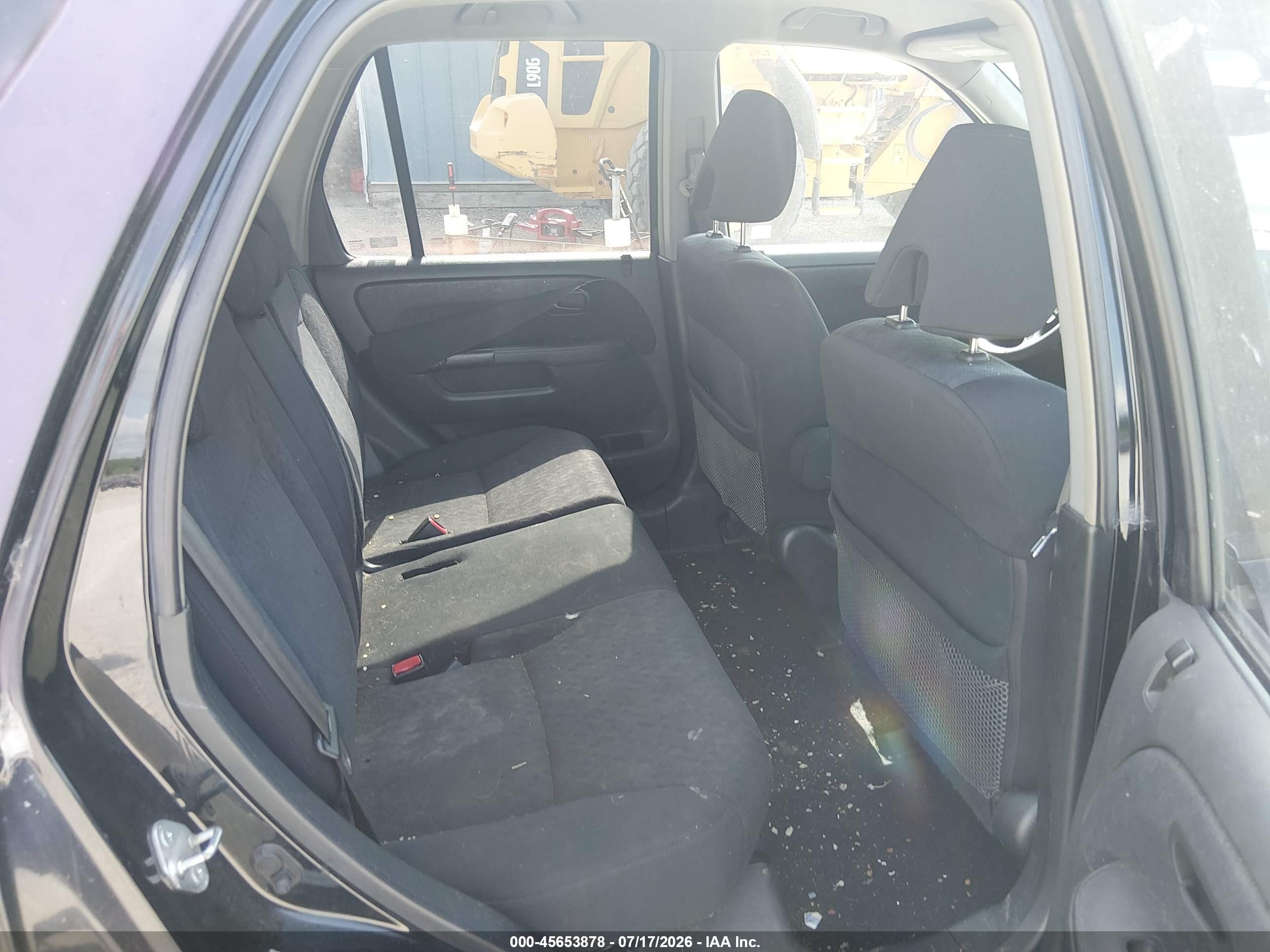 2006 Honda Cr-v Lx Black vin: SHSRD78586U405336