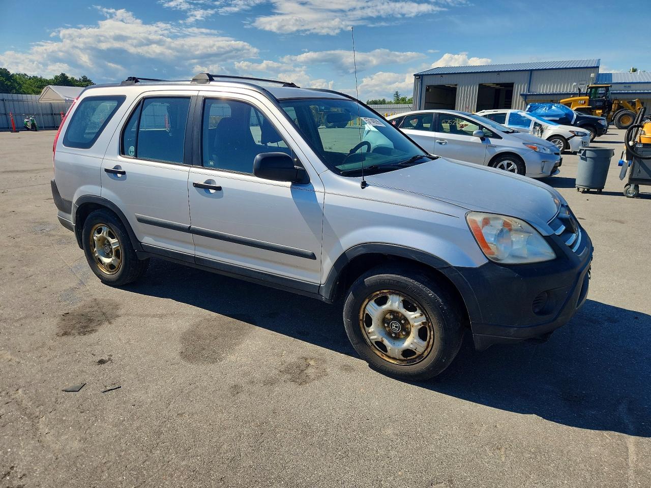 2006 Honda Cr-v Lx Silver vin: SHSRD78596U407516