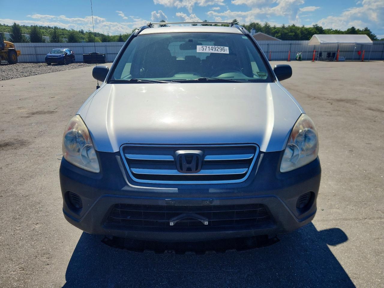 2006 Honda Cr-v Lx Silver vin: SHSRD78596U407516
