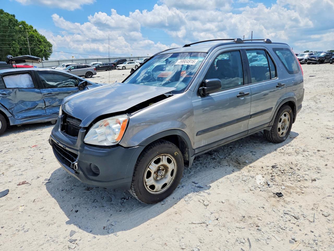 2006 Honda Cr-v Lx Серый vin: SHSRD78596U423991