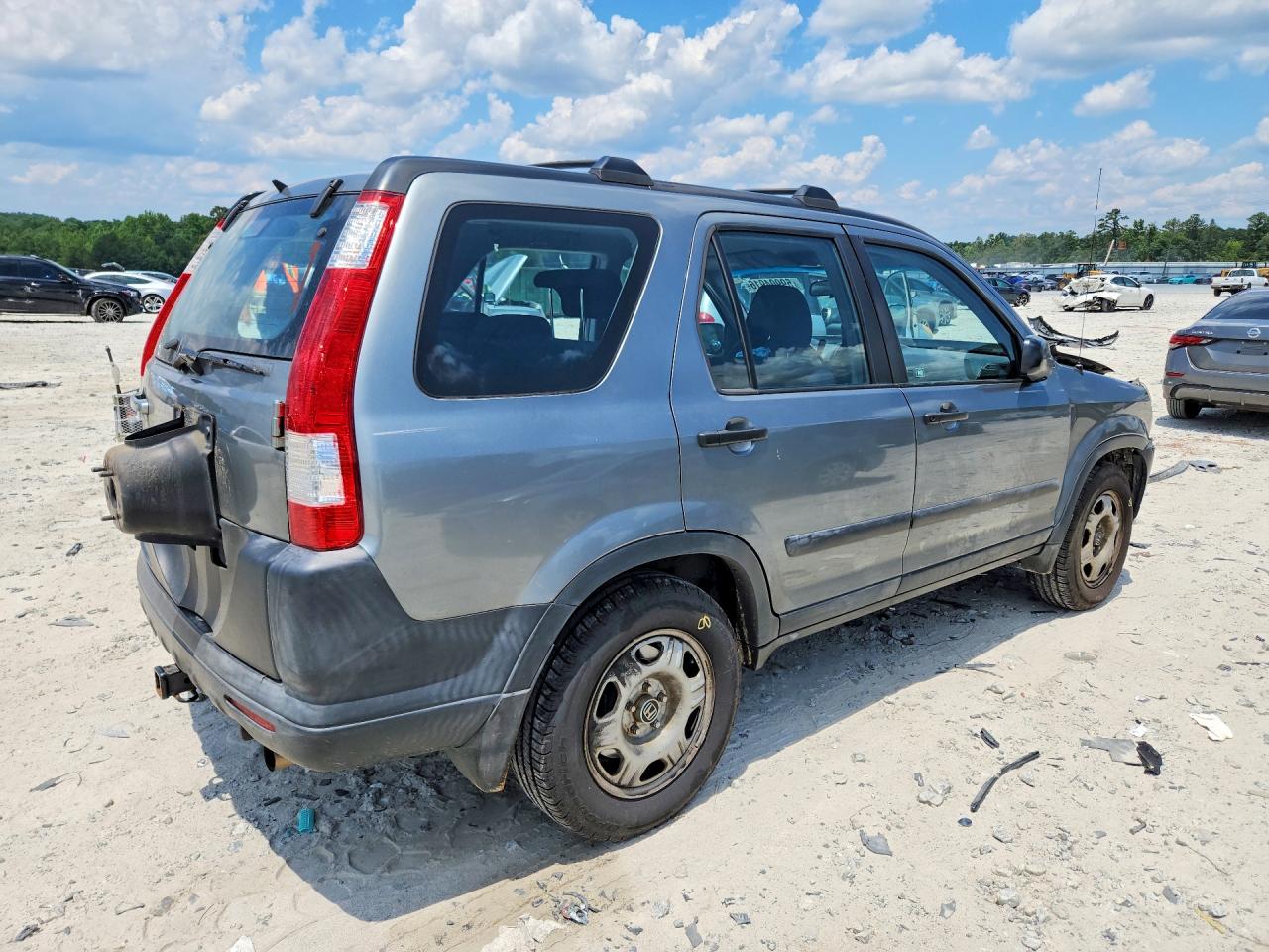 2006 Honda Cr-v Lx Gray vin: SHSRD78596U423991
