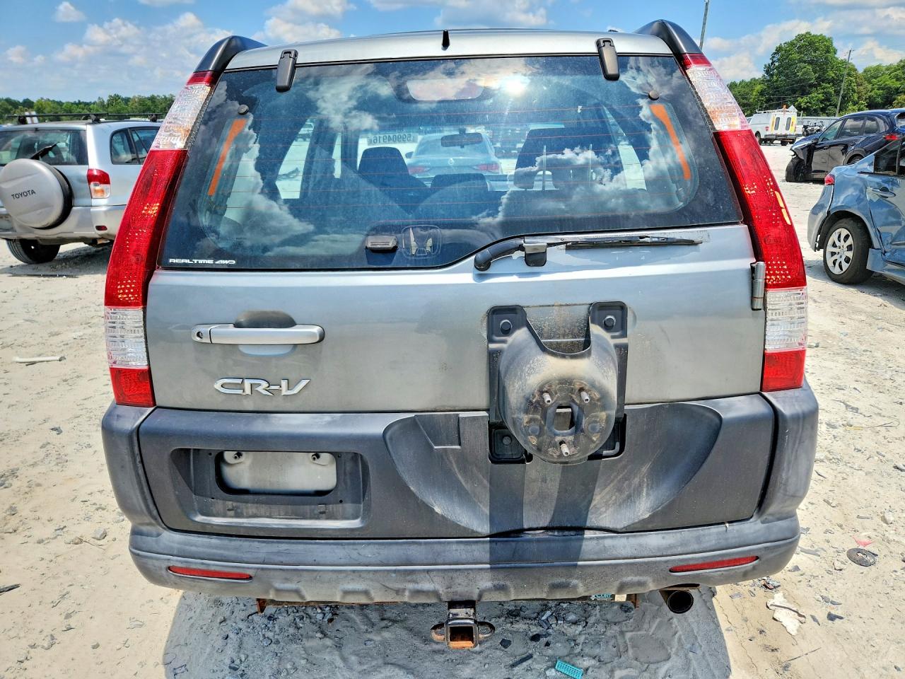 2006 Honda Cr-v Lx Gray vin: SHSRD78596U423991