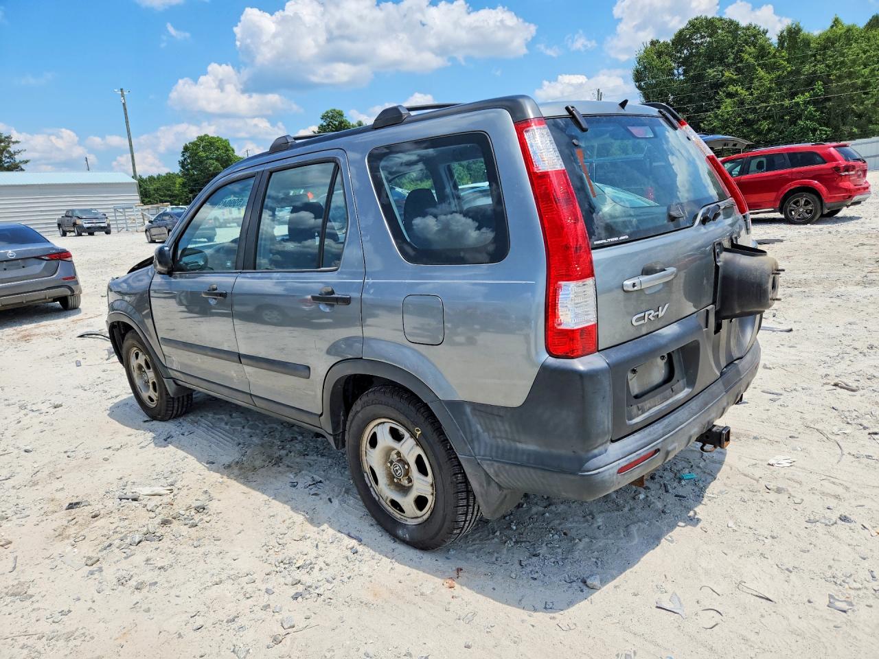 2006 Honda Cr-v Lx Gray vin: SHSRD78596U423991