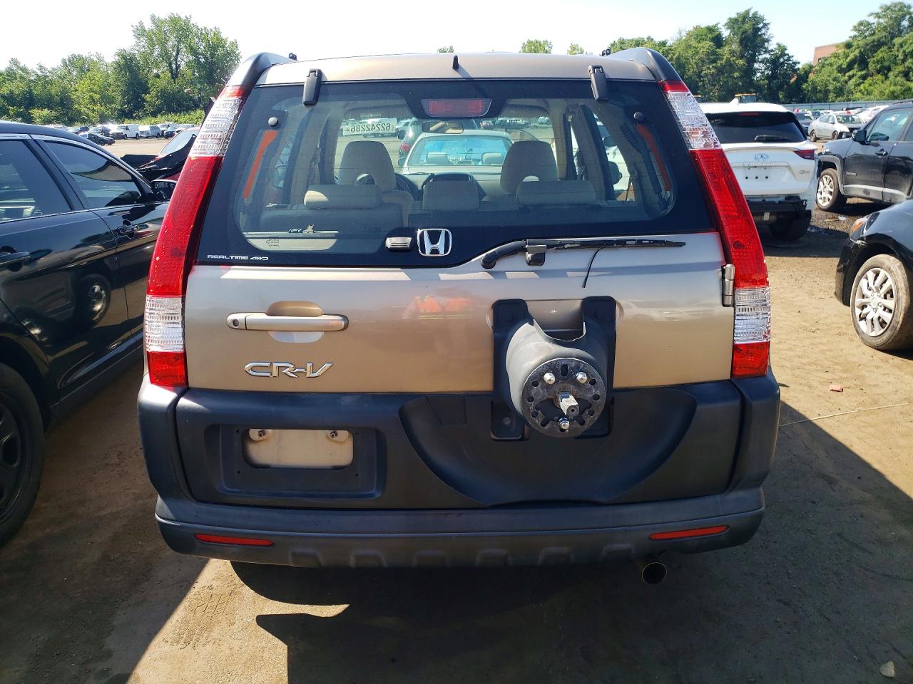 2005 Honda Cr-v Lx Brown vin: SHSRD785X5U338348
