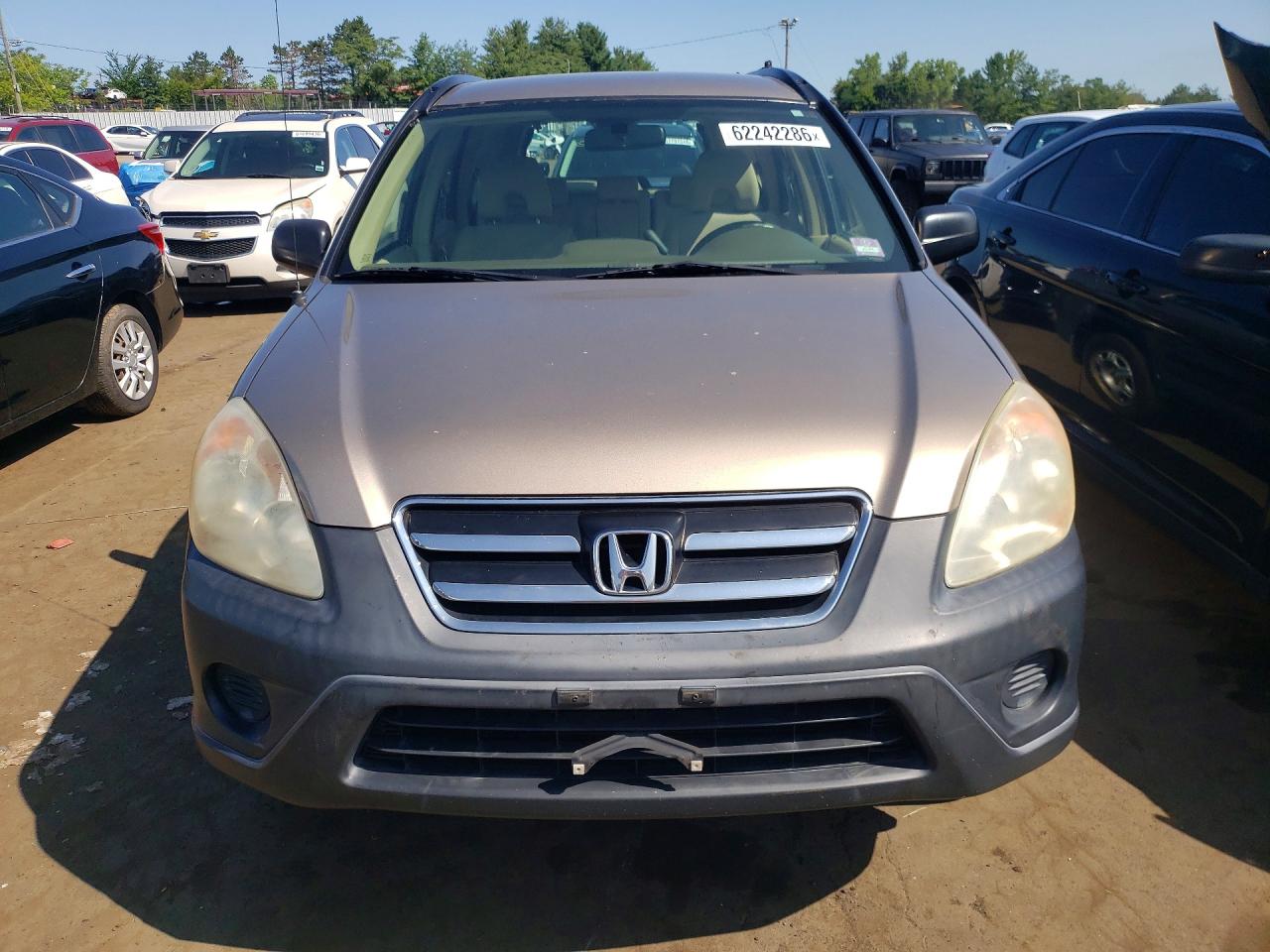 2005 Honda Cr-v Lx Brown vin: SHSRD785X5U338348