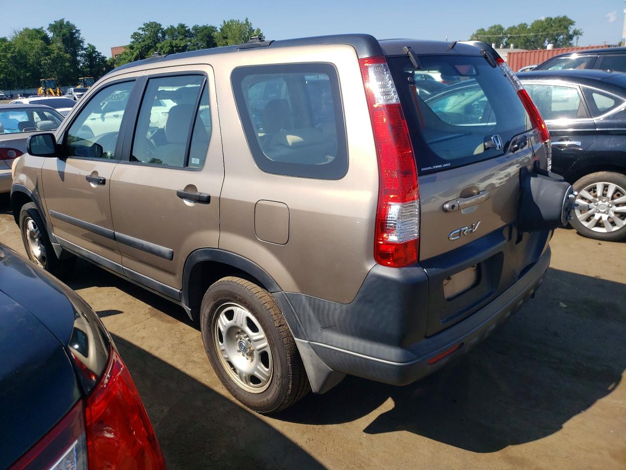 2005 Honda Cr-v Lx Brown vin: SHSRD785X5U338348