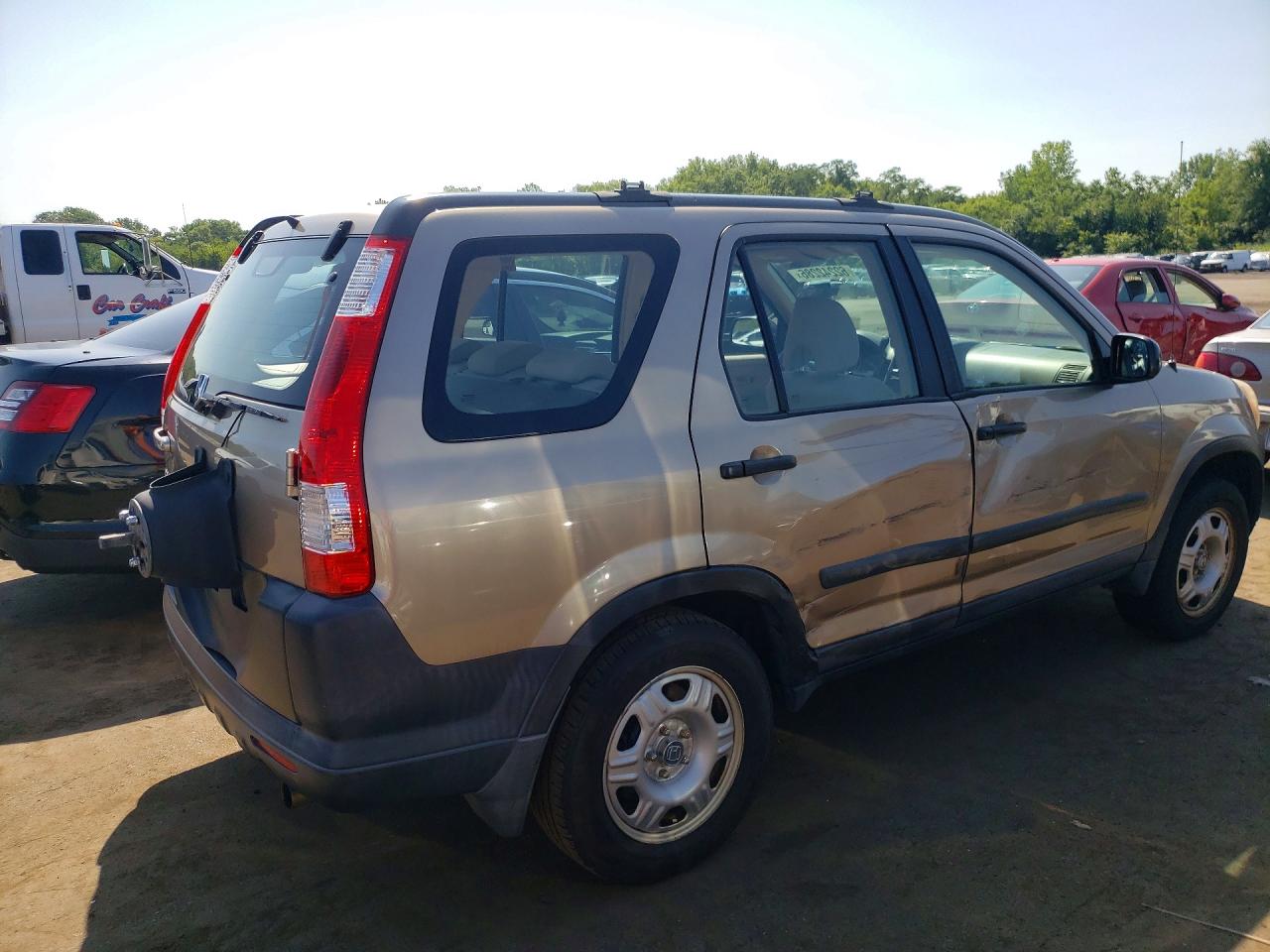 2005 Honda Cr-v Lx Brown vin: SHSRD785X5U338348