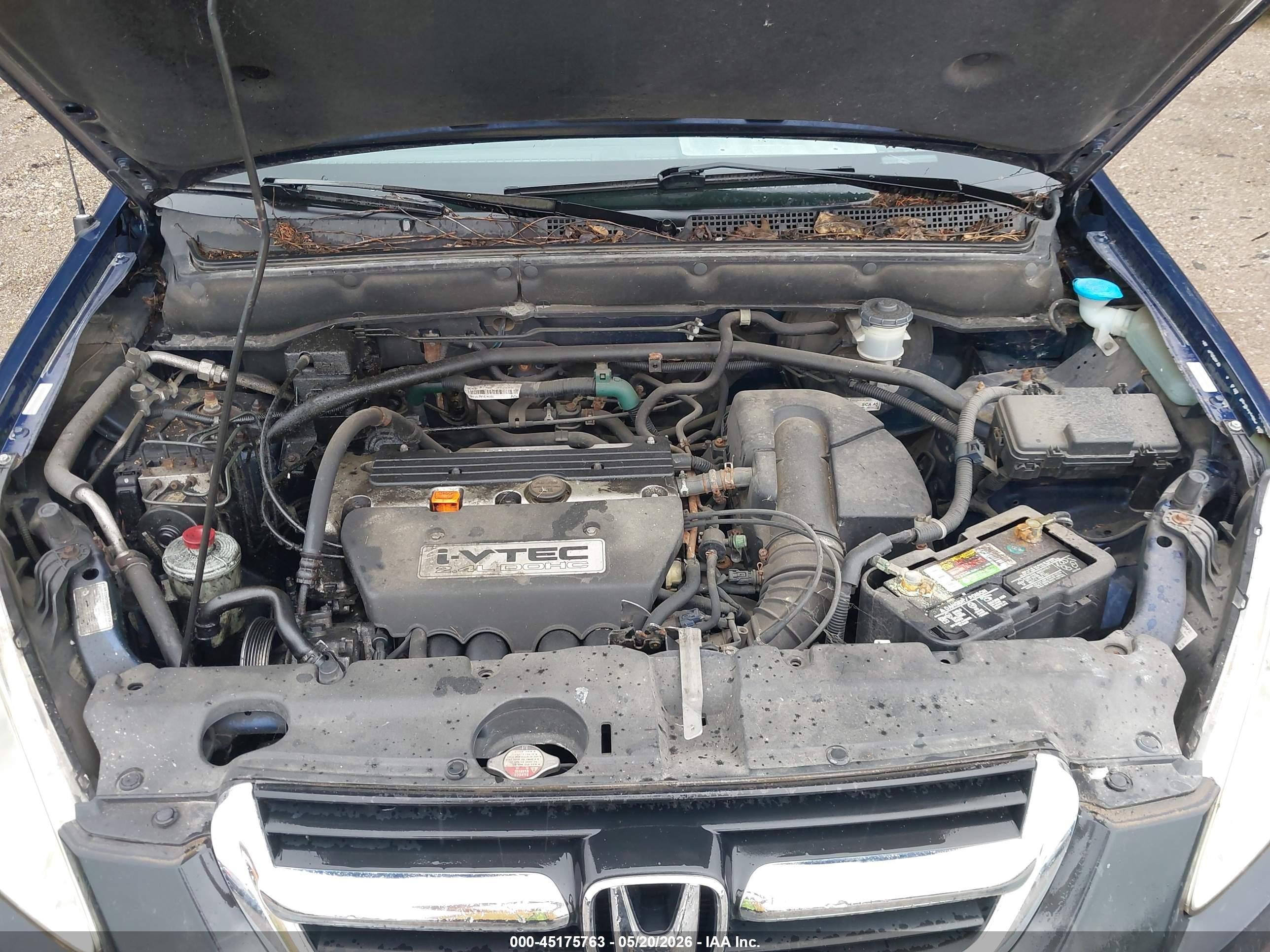 2002 Honda Cr-v Ex Blue vin: SHSRD78802U002360
