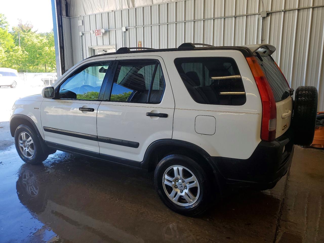 2003 Honda Cr-v Ex White vin: SHSRD78803U117641