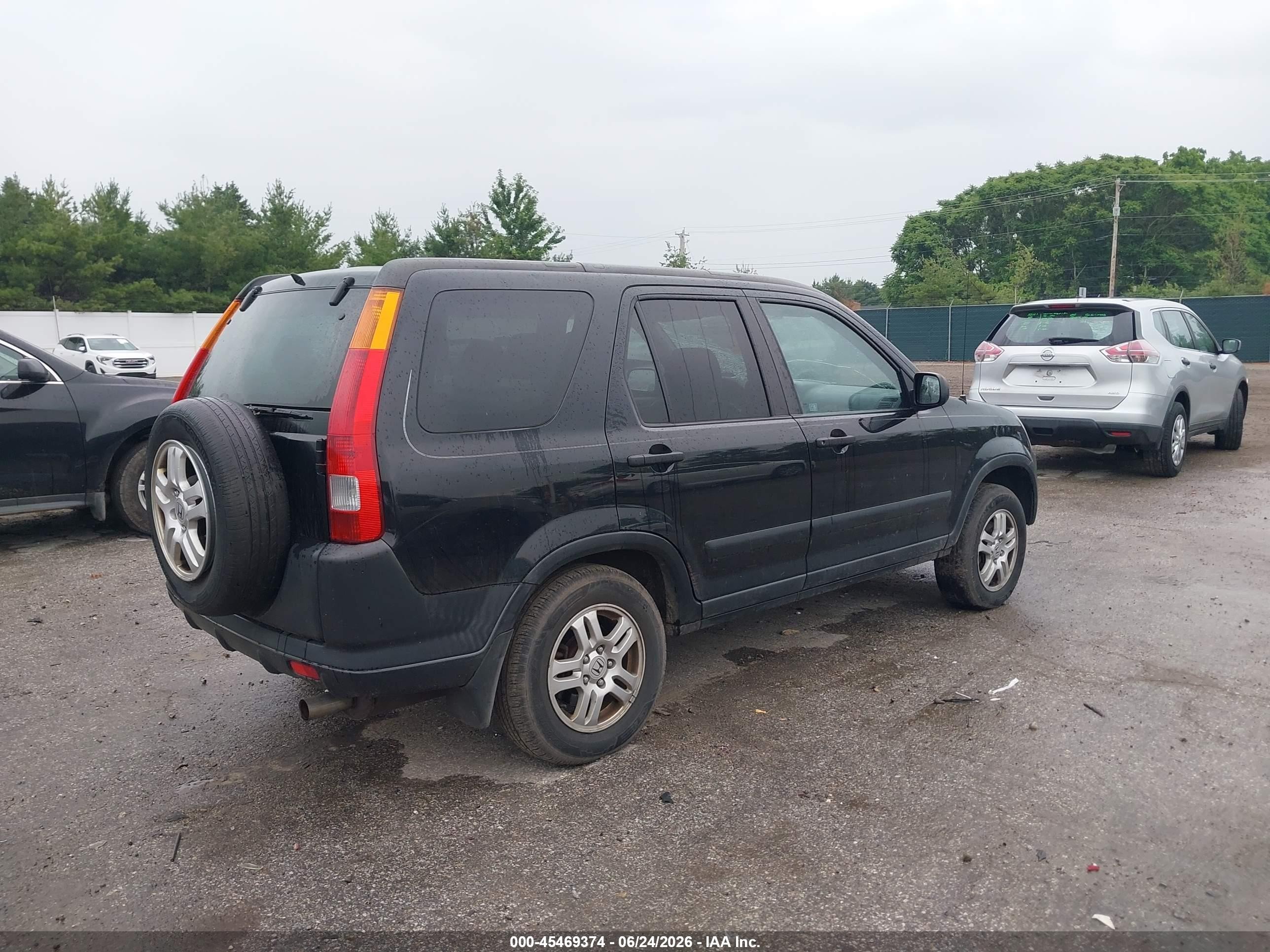 2003 Honda Cr-v Ex Black vin: SHSRD78803U139669