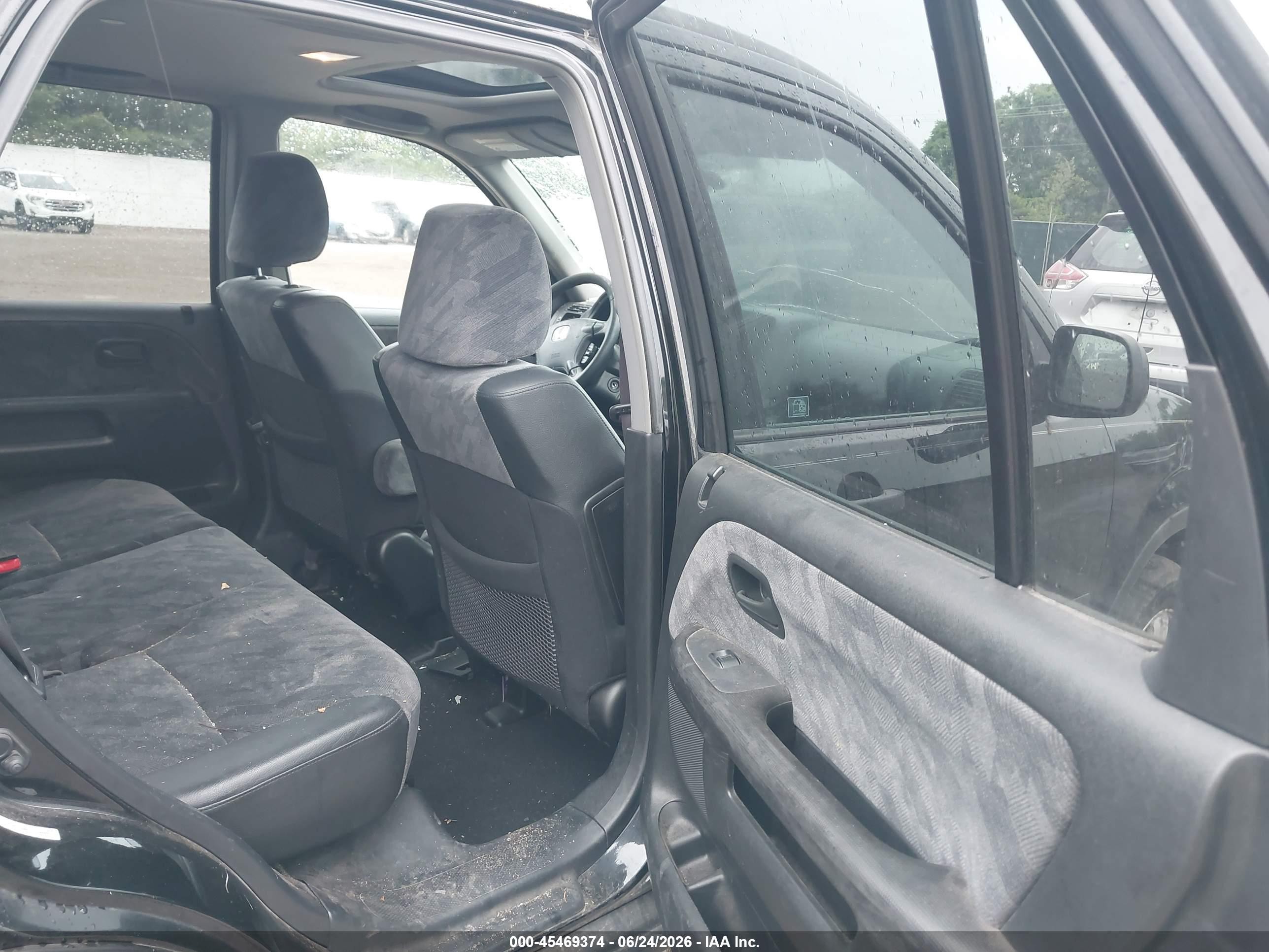 2003 Honda Cr-v Ex Black vin: SHSRD78803U139669