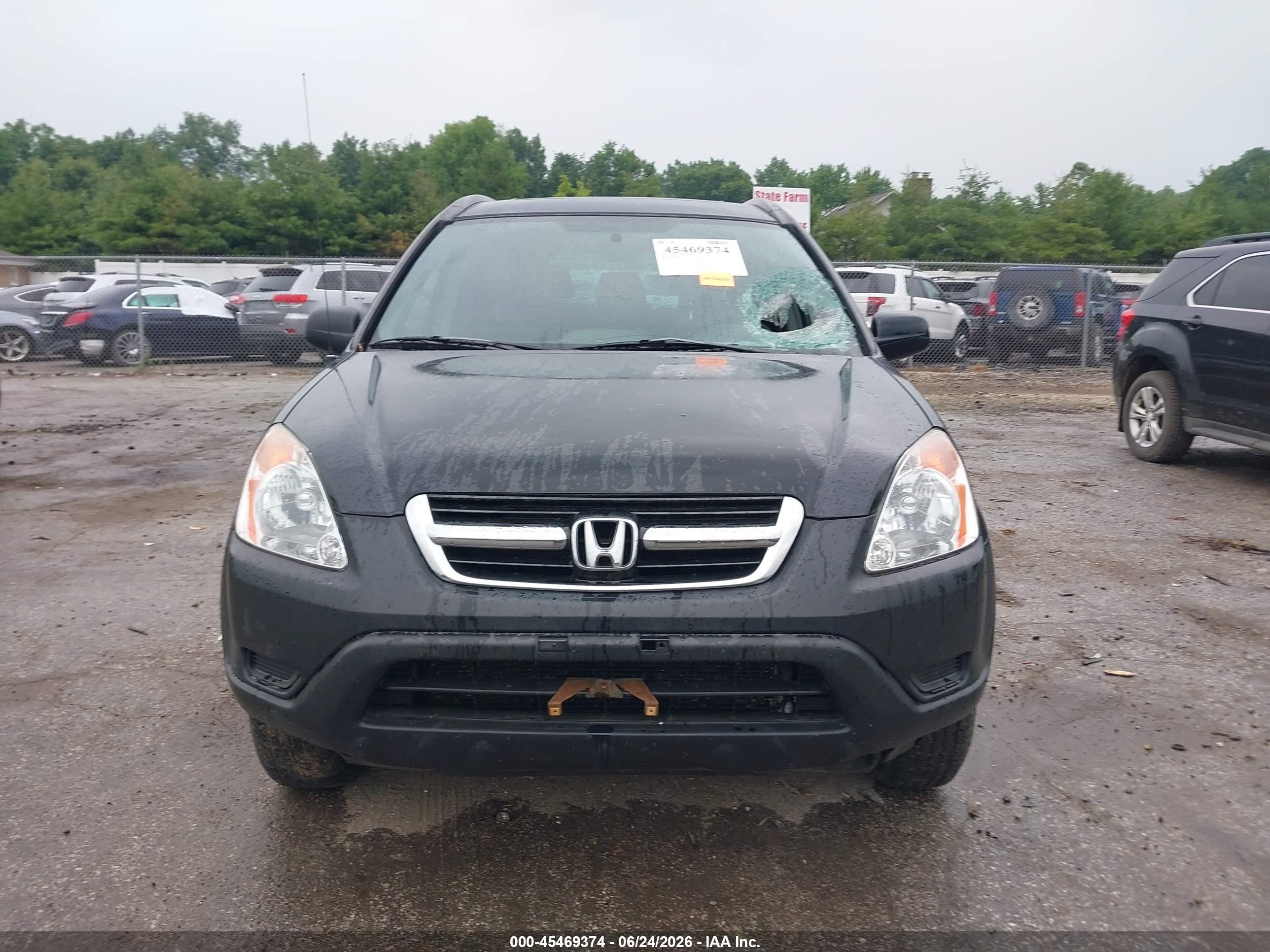 2003 Honda Cr-v Ex Black vin: SHSRD78803U139669