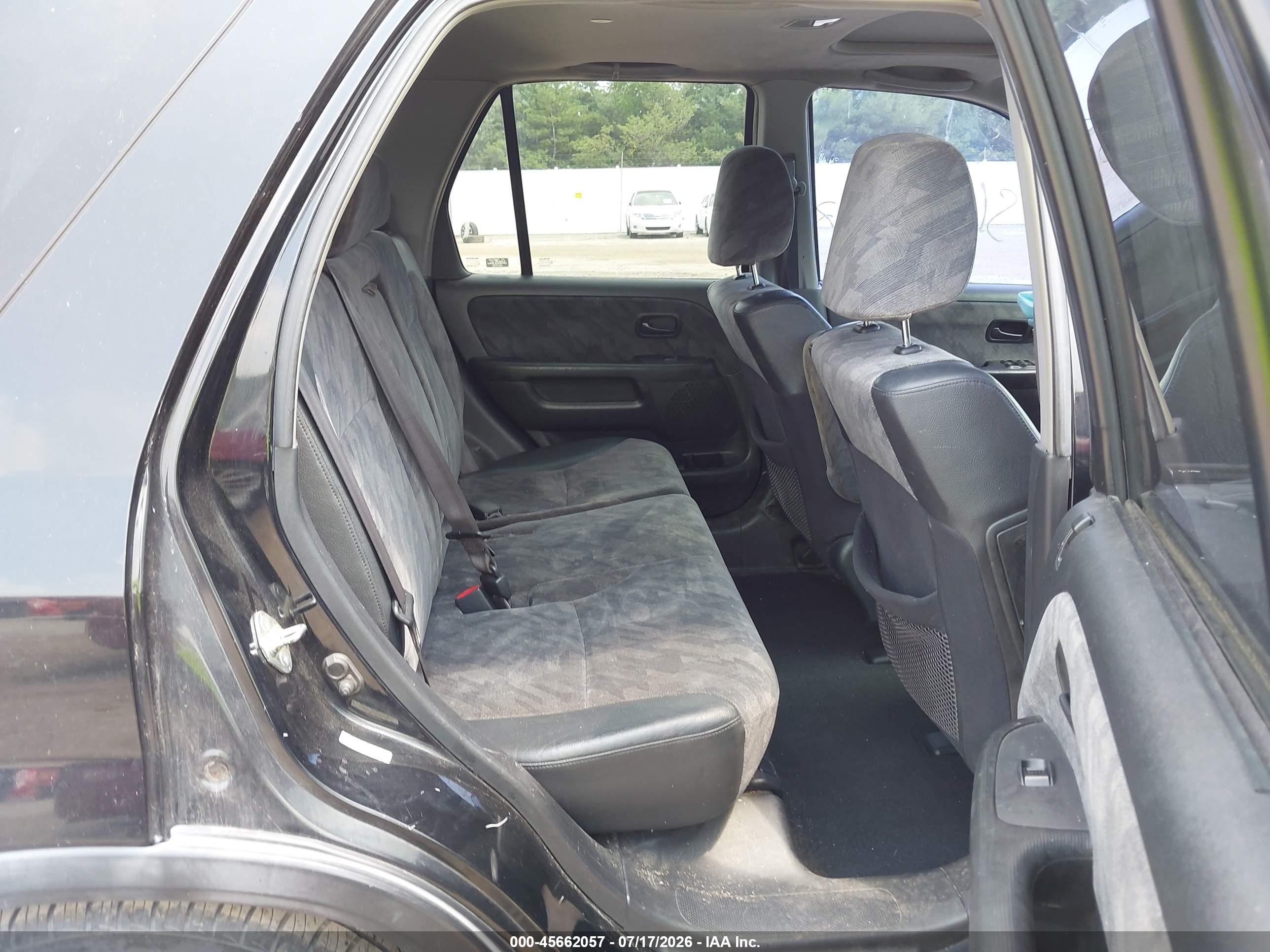 2003 Honda Cr-v Ex Black vin: SHSRD78803U156052