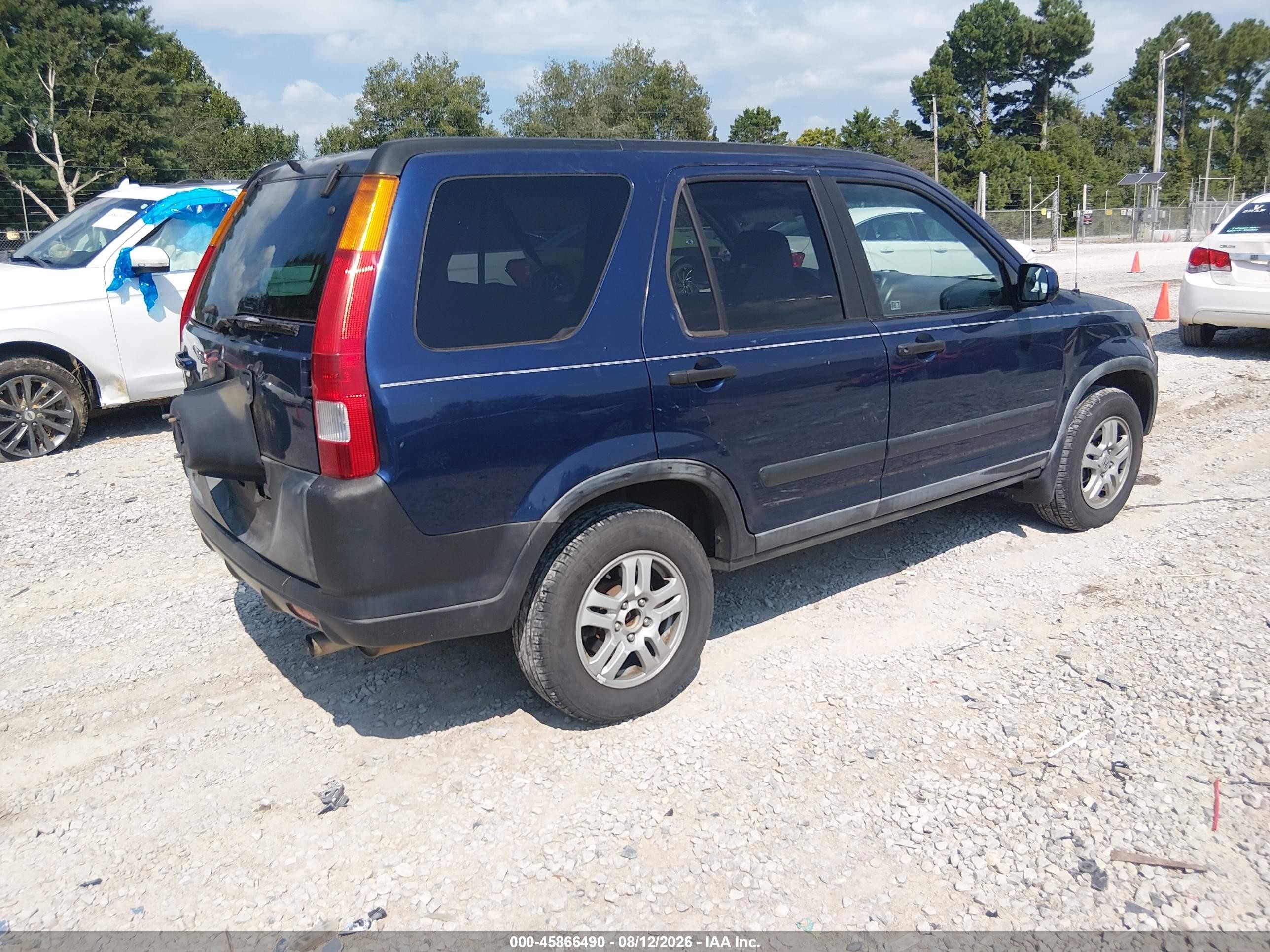2003 Honda Cr-v Ex Синий vin: SHSRD78803U157346