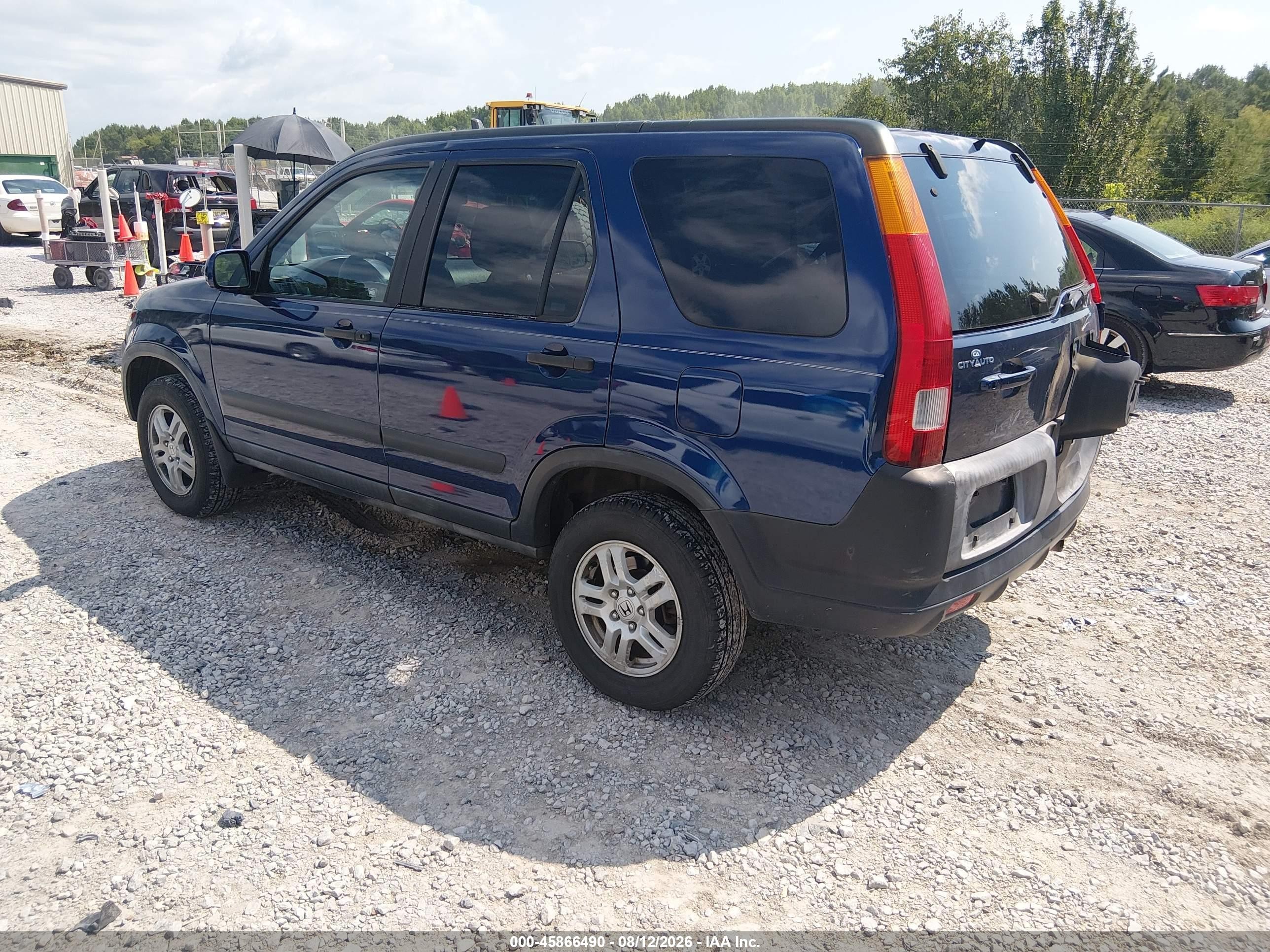 2003 Honda Cr-v Ex Синий vin: SHSRD78803U157346