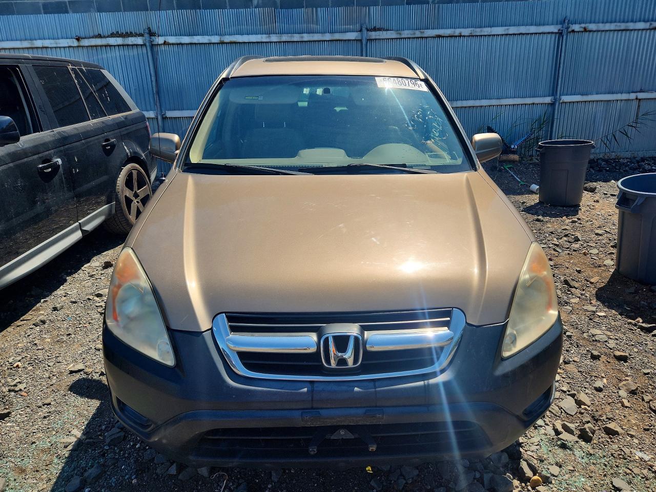 2004 Honda Cr-v Ex Brown vin: SHSRD78804U205140