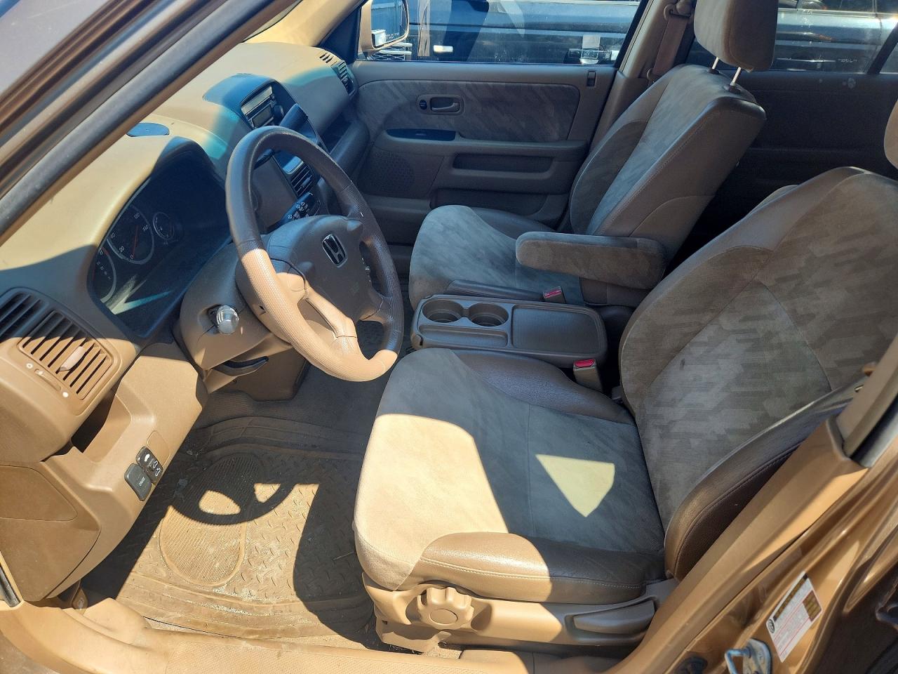 2004 Honda Cr-v Ex Brown vin: SHSRD78804U205140