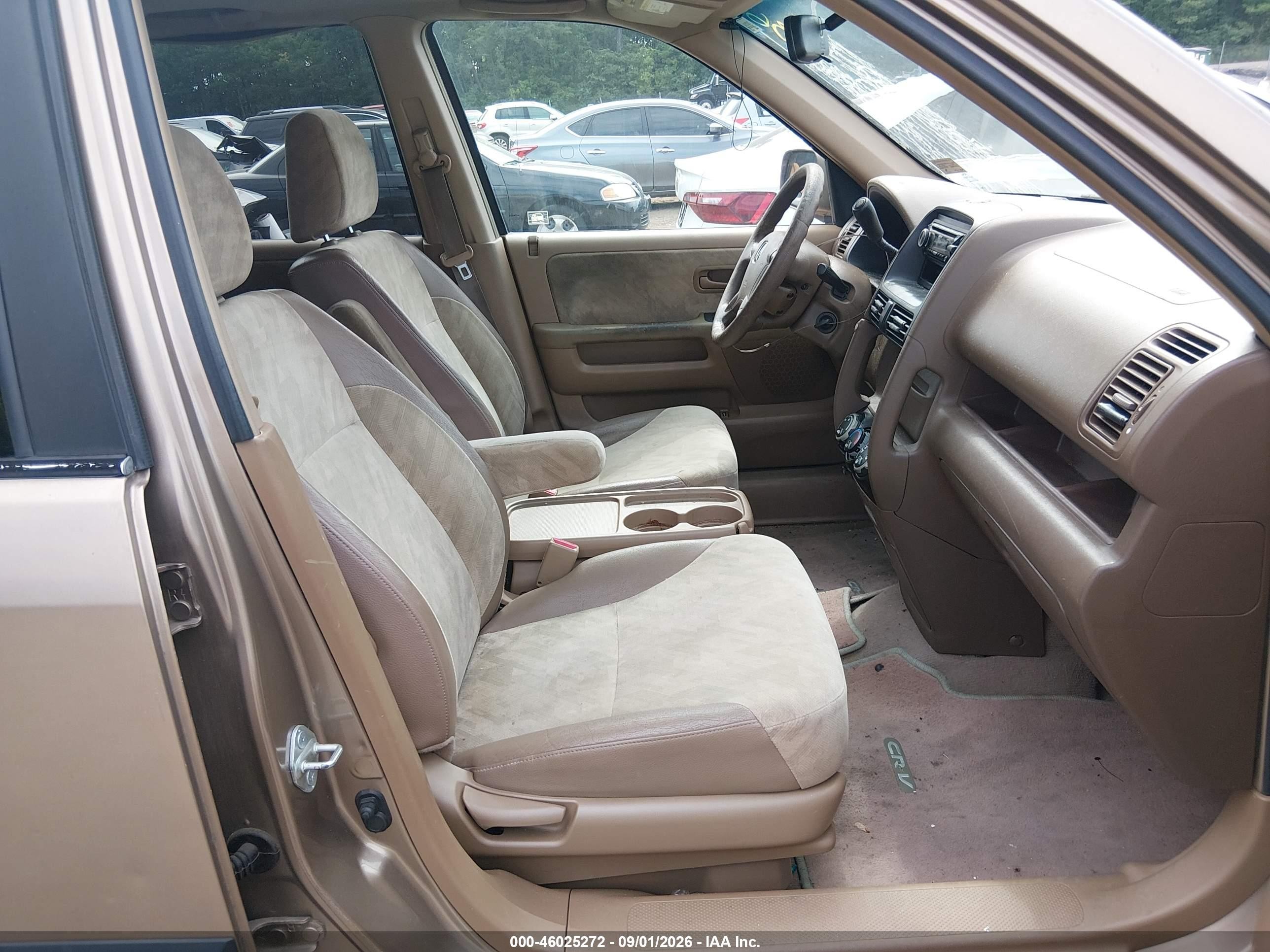 2004 Honda Cr-v Ex Brown vin: SHSRD78804U221886
