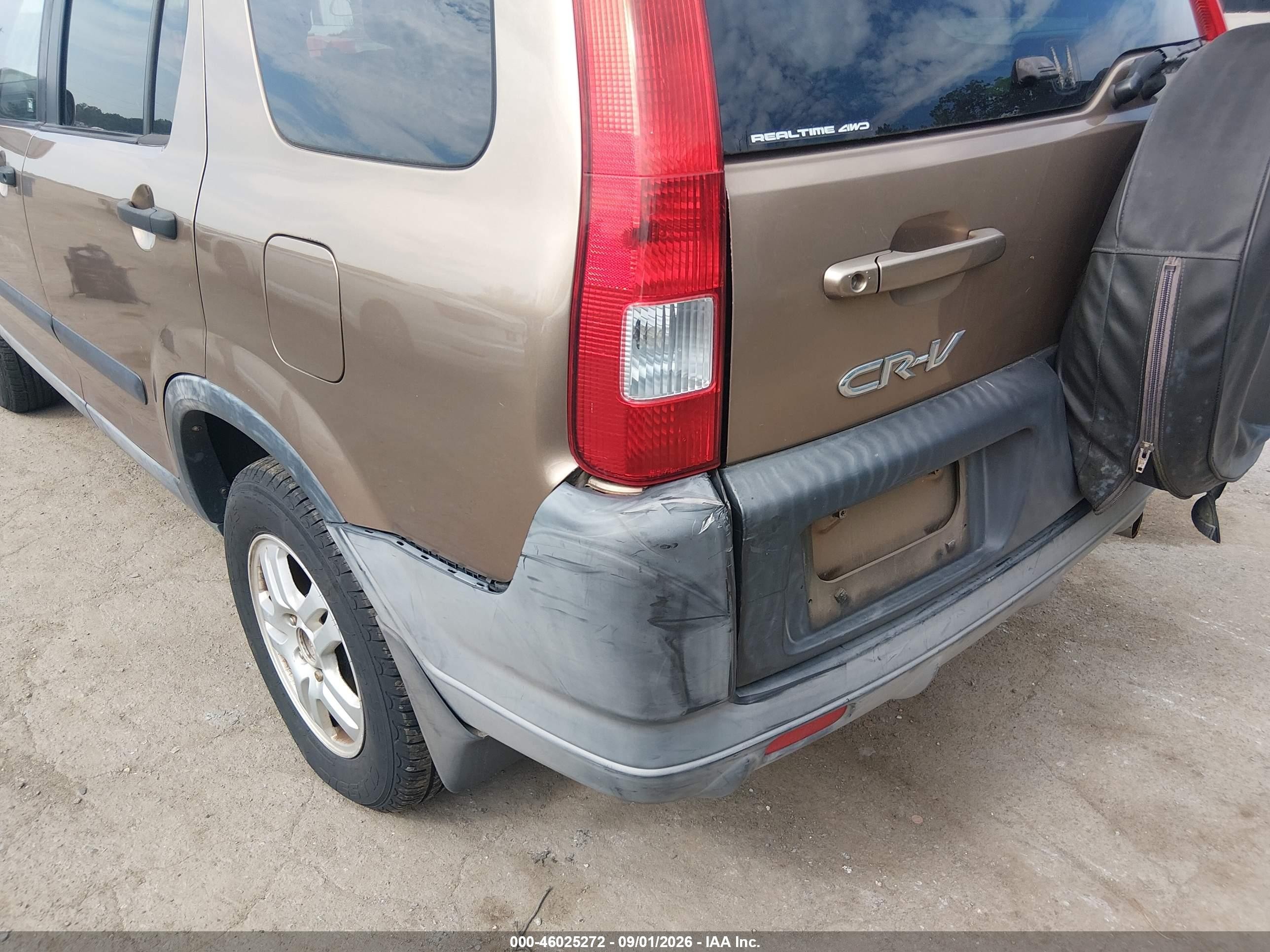 2004 Honda Cr-v Ex Brown vin: SHSRD78804U221886