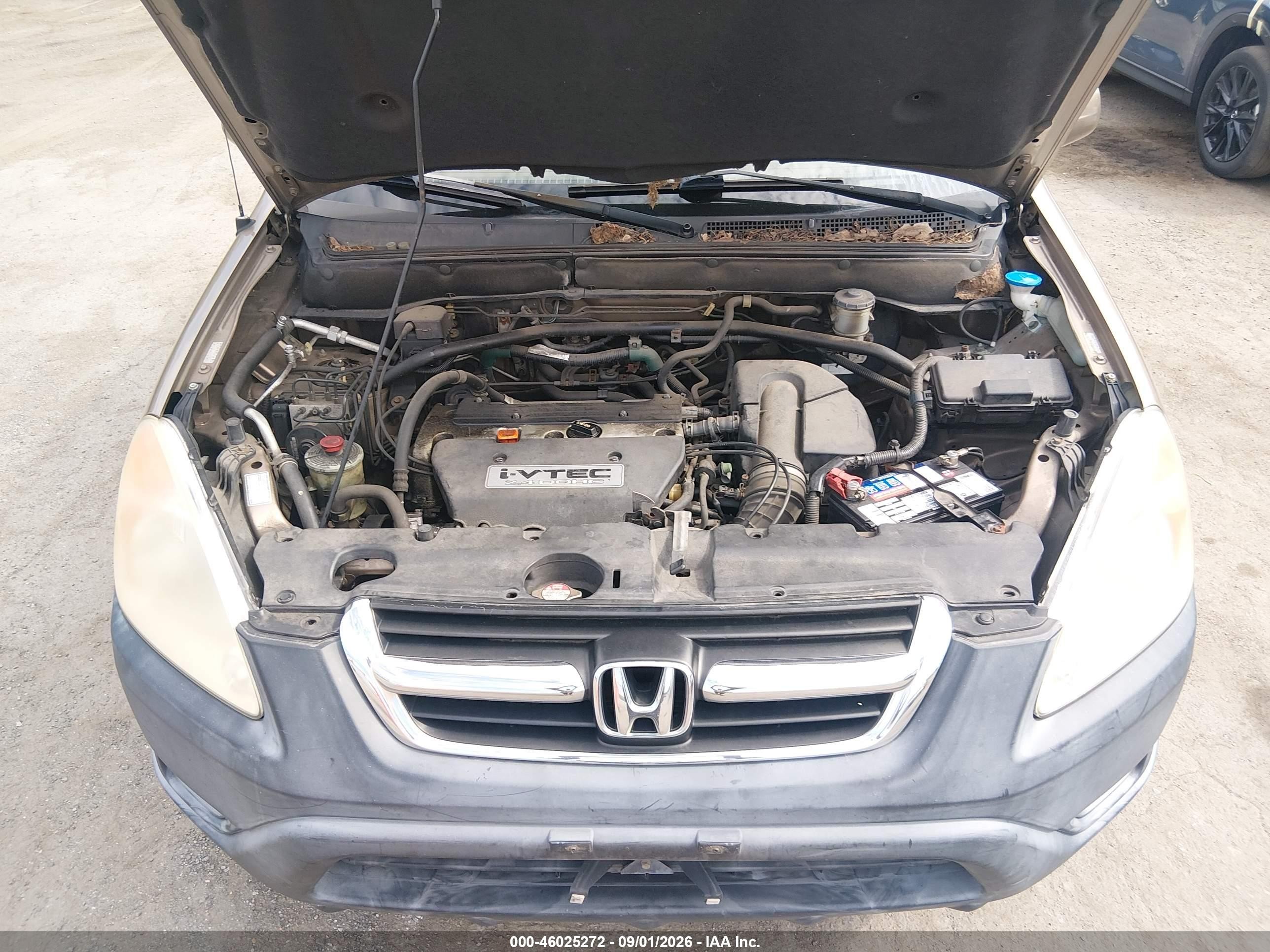 2004 Honda Cr-v Ex Brown vin: SHSRD78804U221886