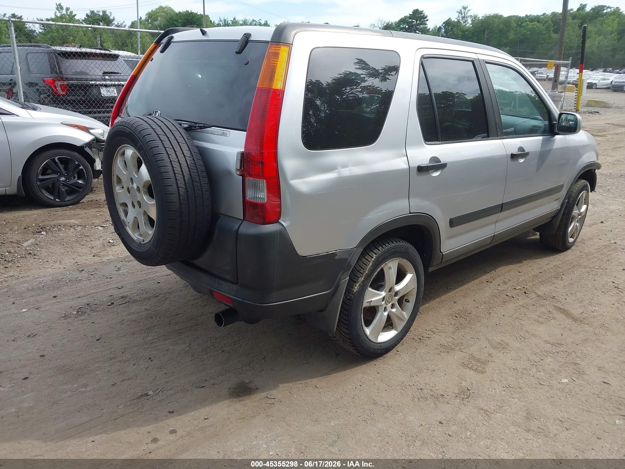 2004 Honda Cr-v Ex Серебряный vin: SHSRD78804U224948