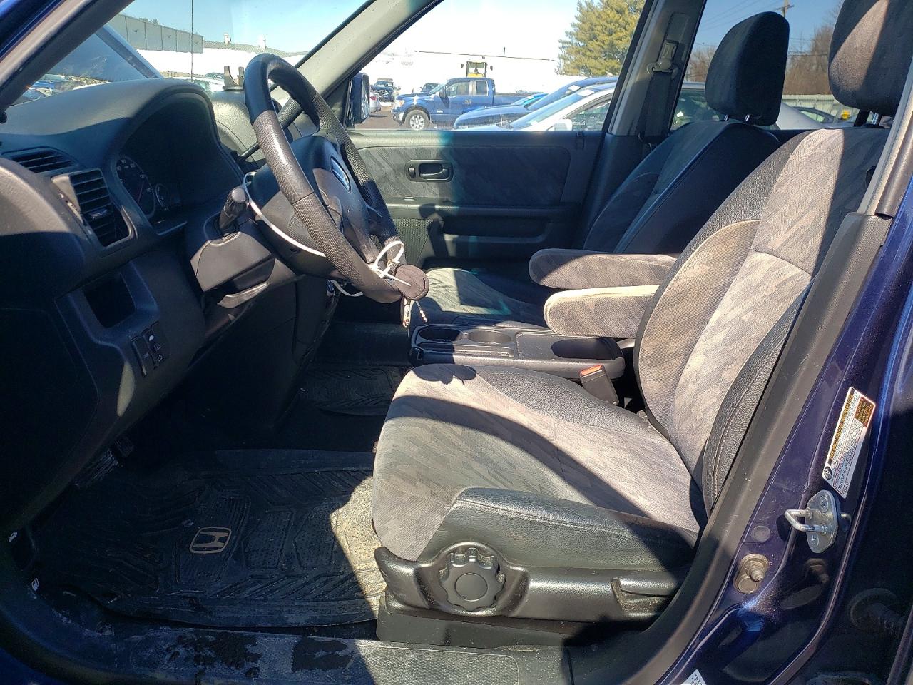 2004 Honda Cr-v Ex Blue vin: SHSRD78804U246979