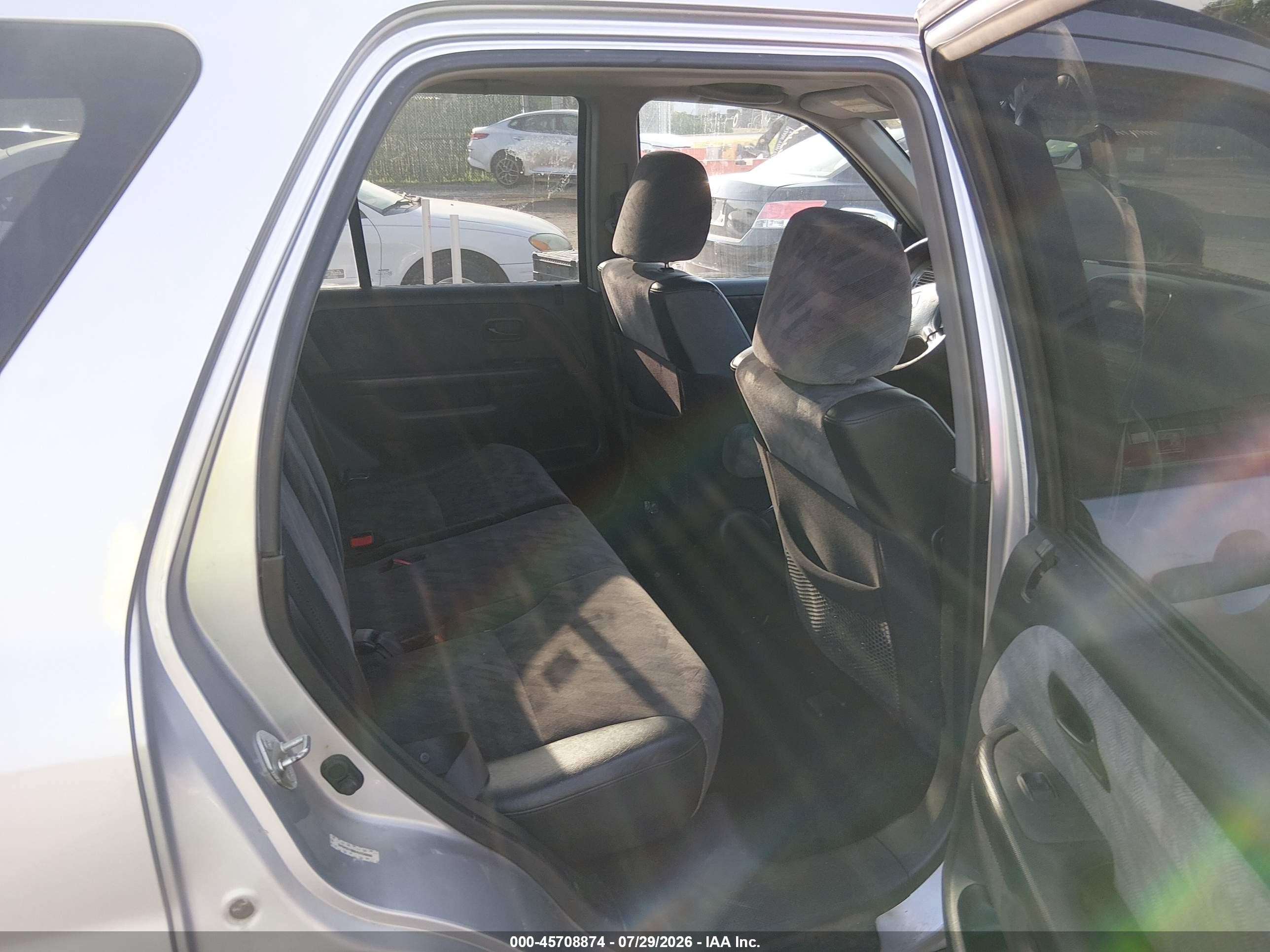 2004 Honda Cr-v Ex Silver vin: SHSRD78804U256086