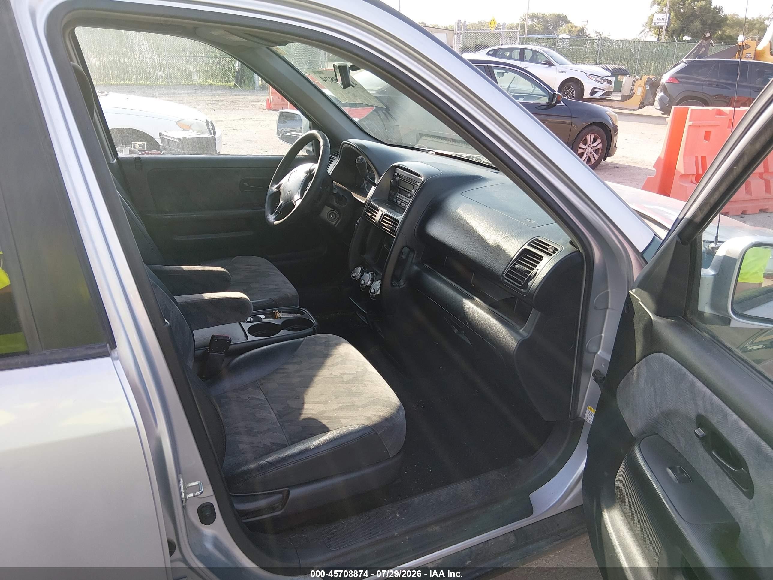 2004 Honda Cr-v Ex Silver vin: SHSRD78804U256086