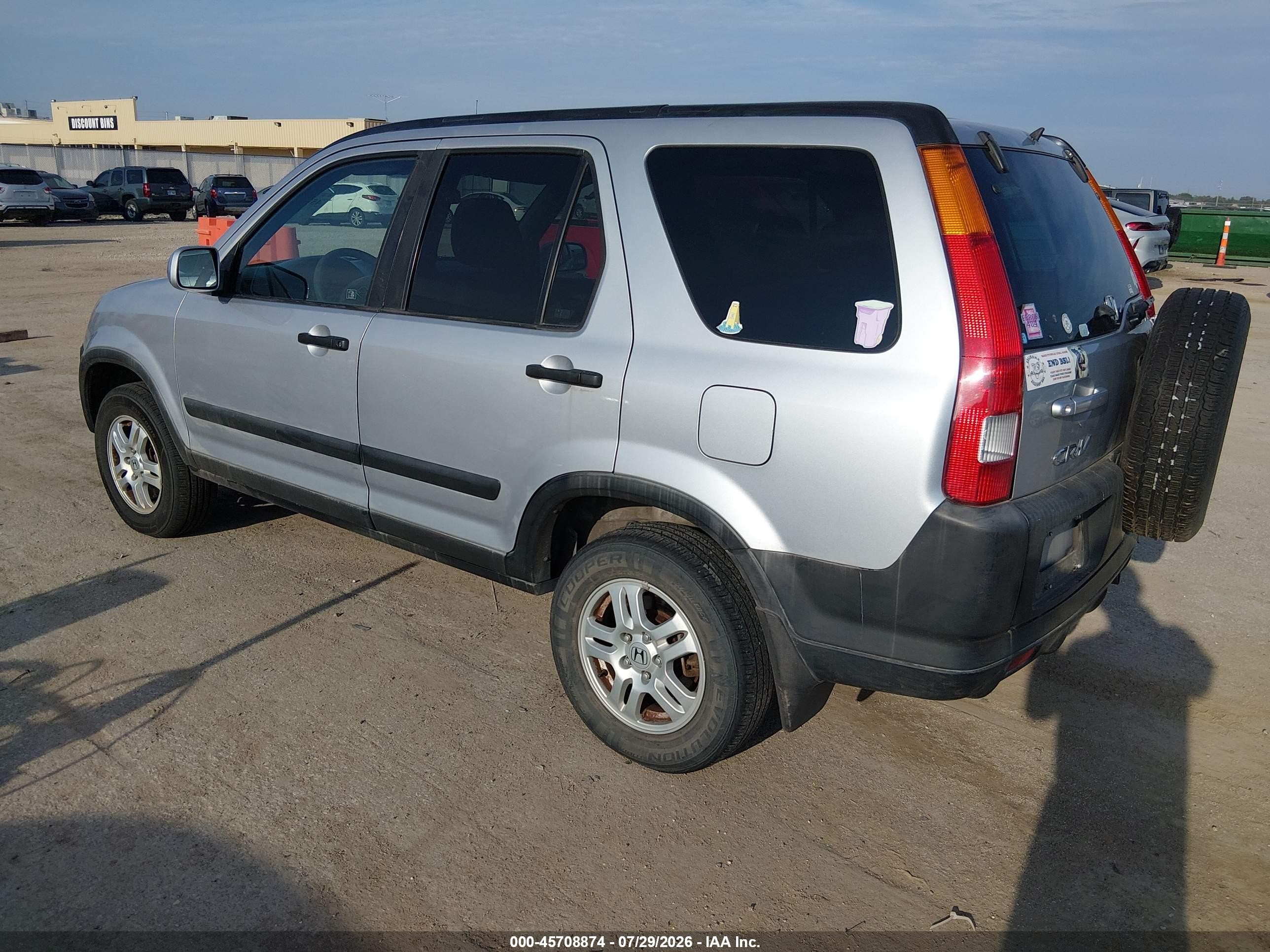2004 Honda Cr-v Ex Silver vin: SHSRD78804U256086