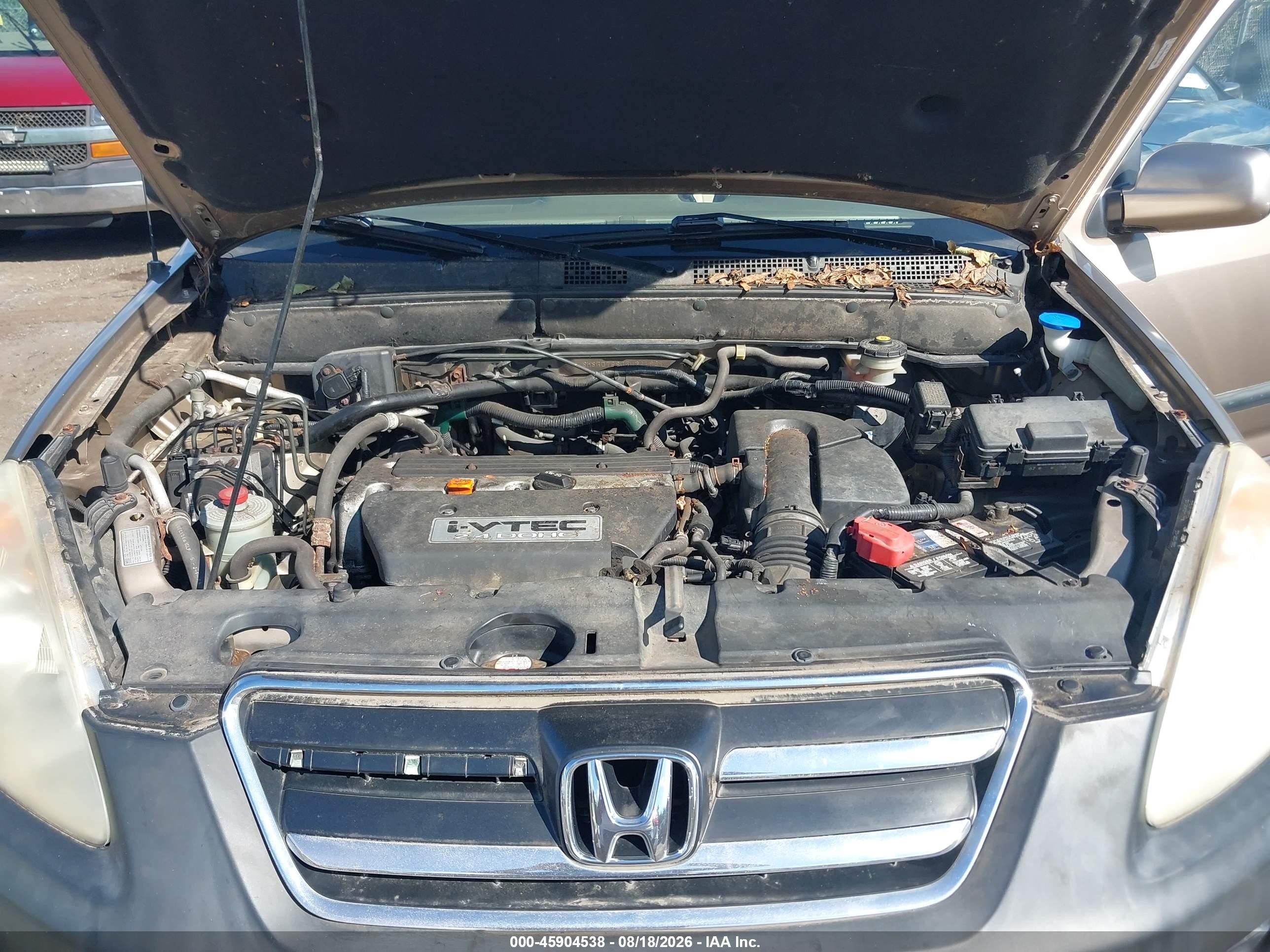 2005 Honda Cr-v Ex Gold vin: SHSRD78805U321889