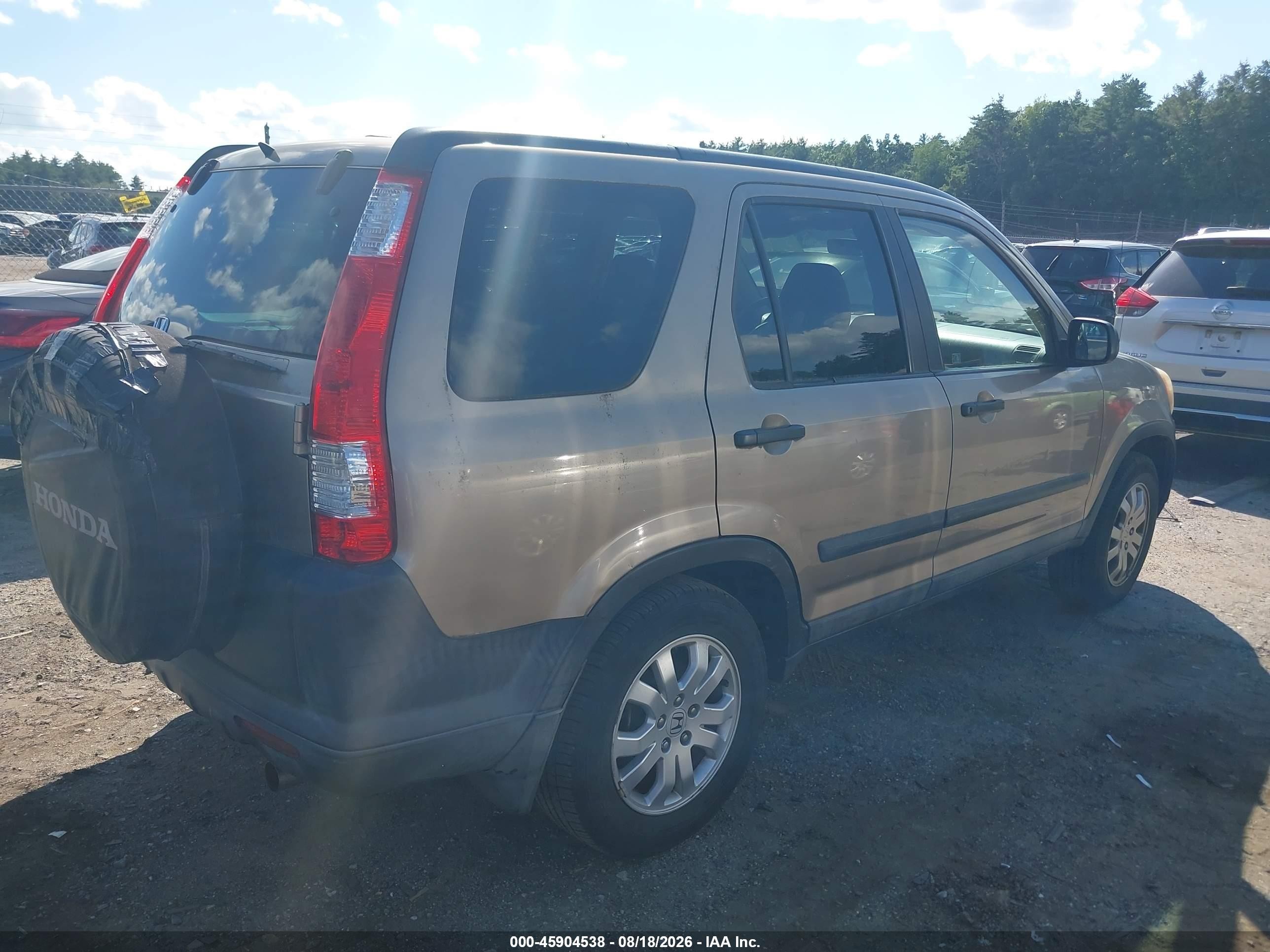 2005 Honda Cr-v Ex Gold vin: SHSRD78805U321889