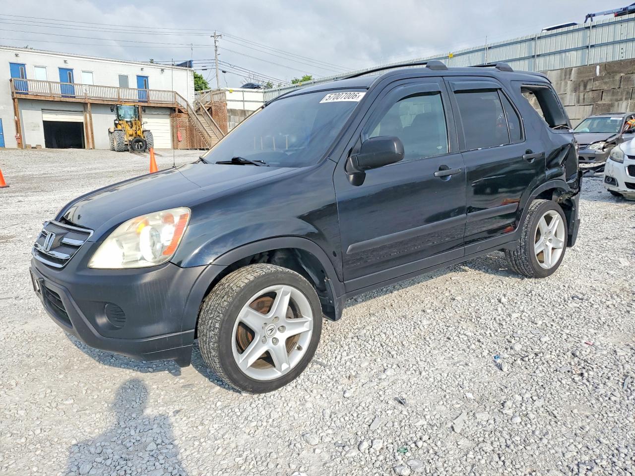 2005 Honda Cr-v Ex Черный vin: SHSRD78805U322282