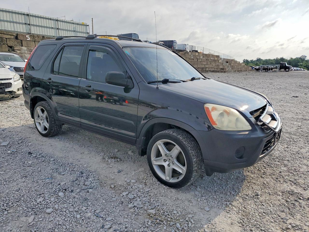 2005 Honda Cr-v Ex Black vin: SHSRD78805U322282