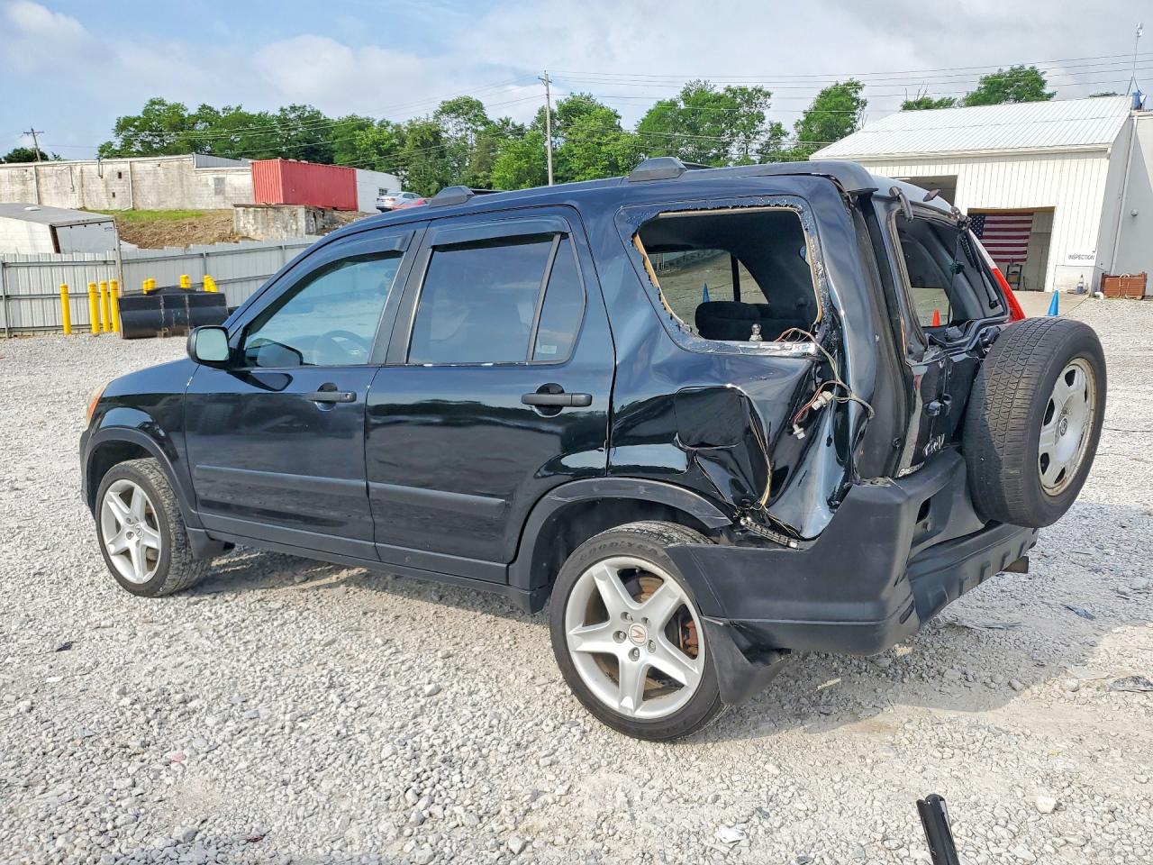 2005 Honda Cr-v Ex Black vin: SHSRD78805U322282