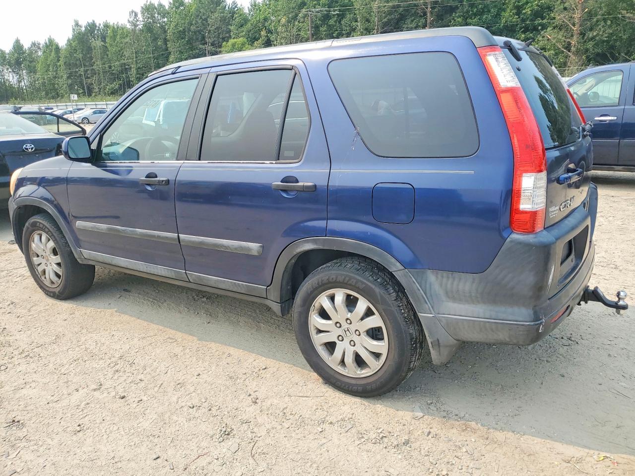 2005 Honda Cr-v Ex Blue vin: SHSRD78805U332066