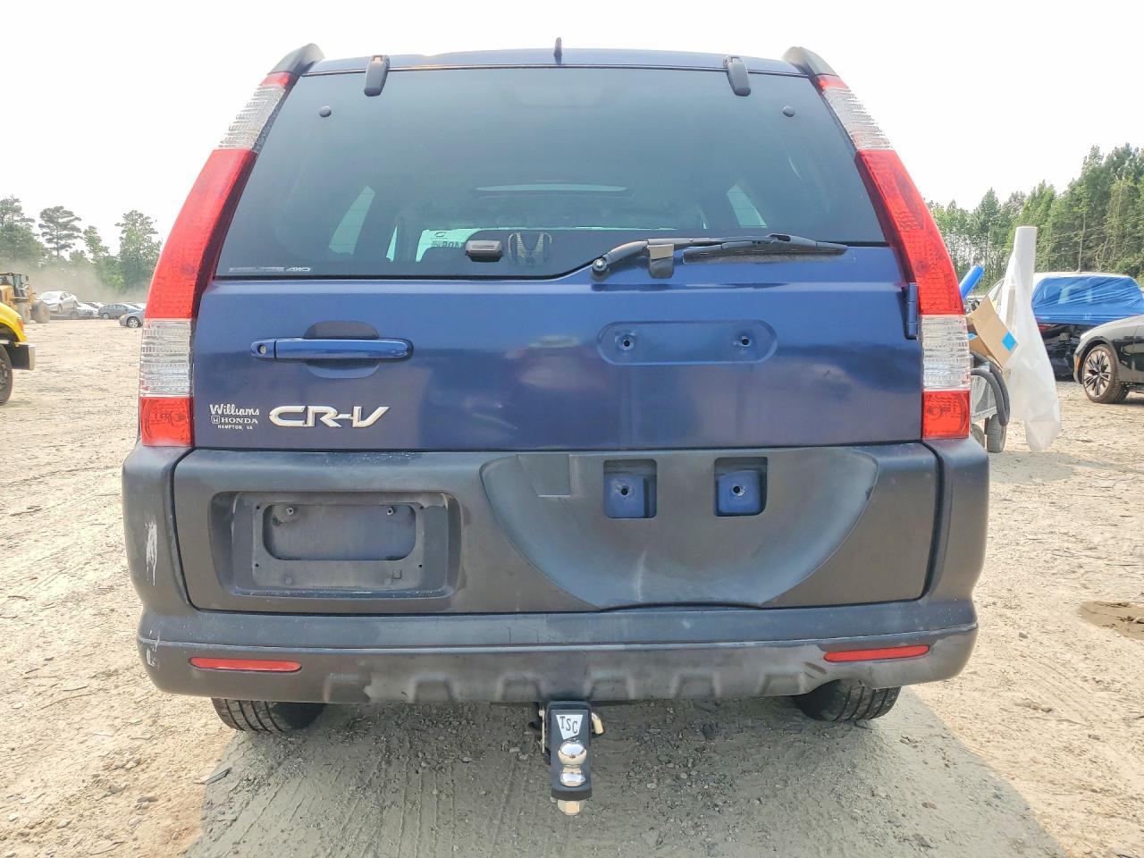 2005 Honda Cr-v Ex Blue vin: SHSRD78805U332066