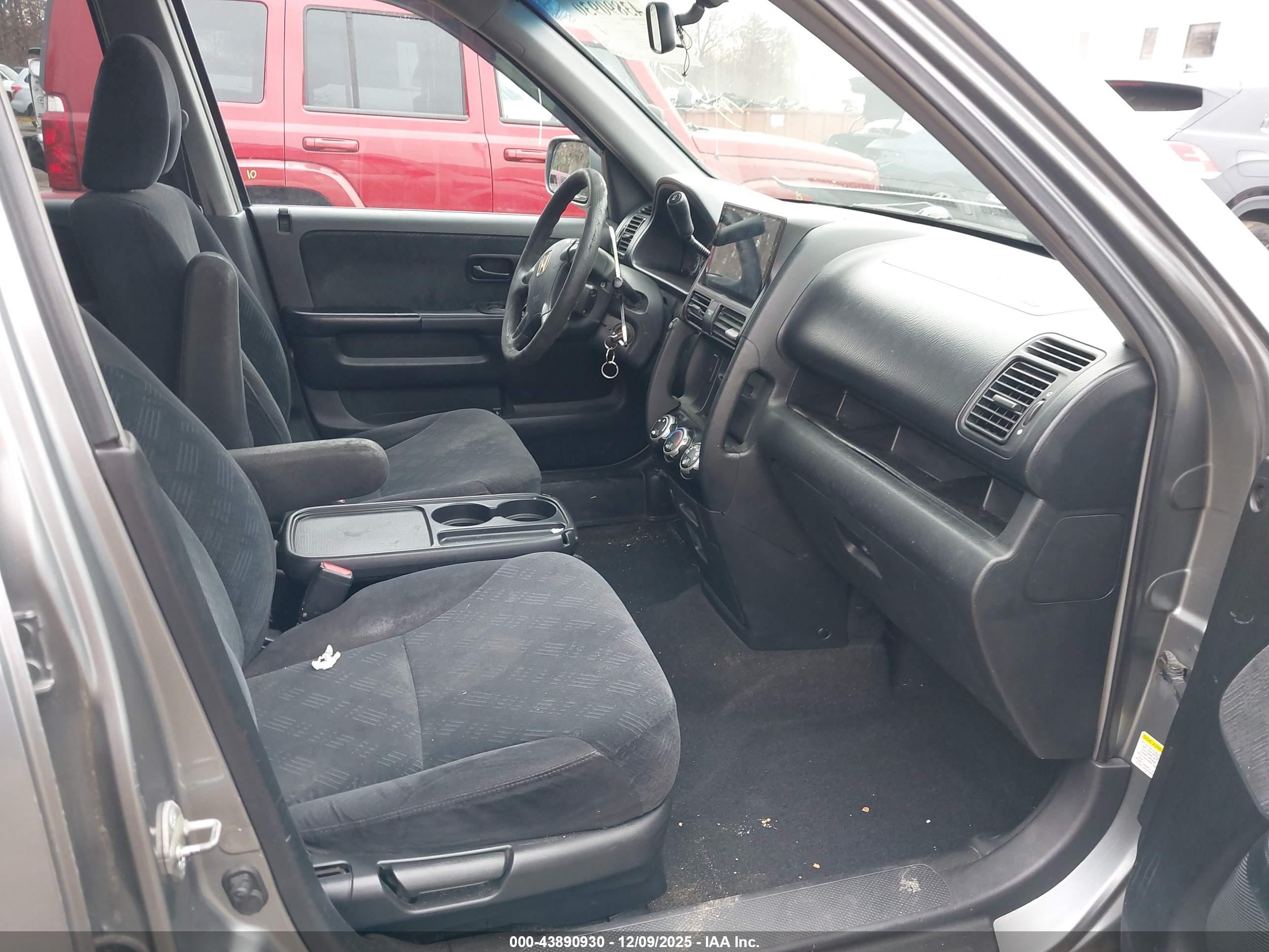 2005 Honda Cr-v Ex Gray vin: SHSRD78805U346338