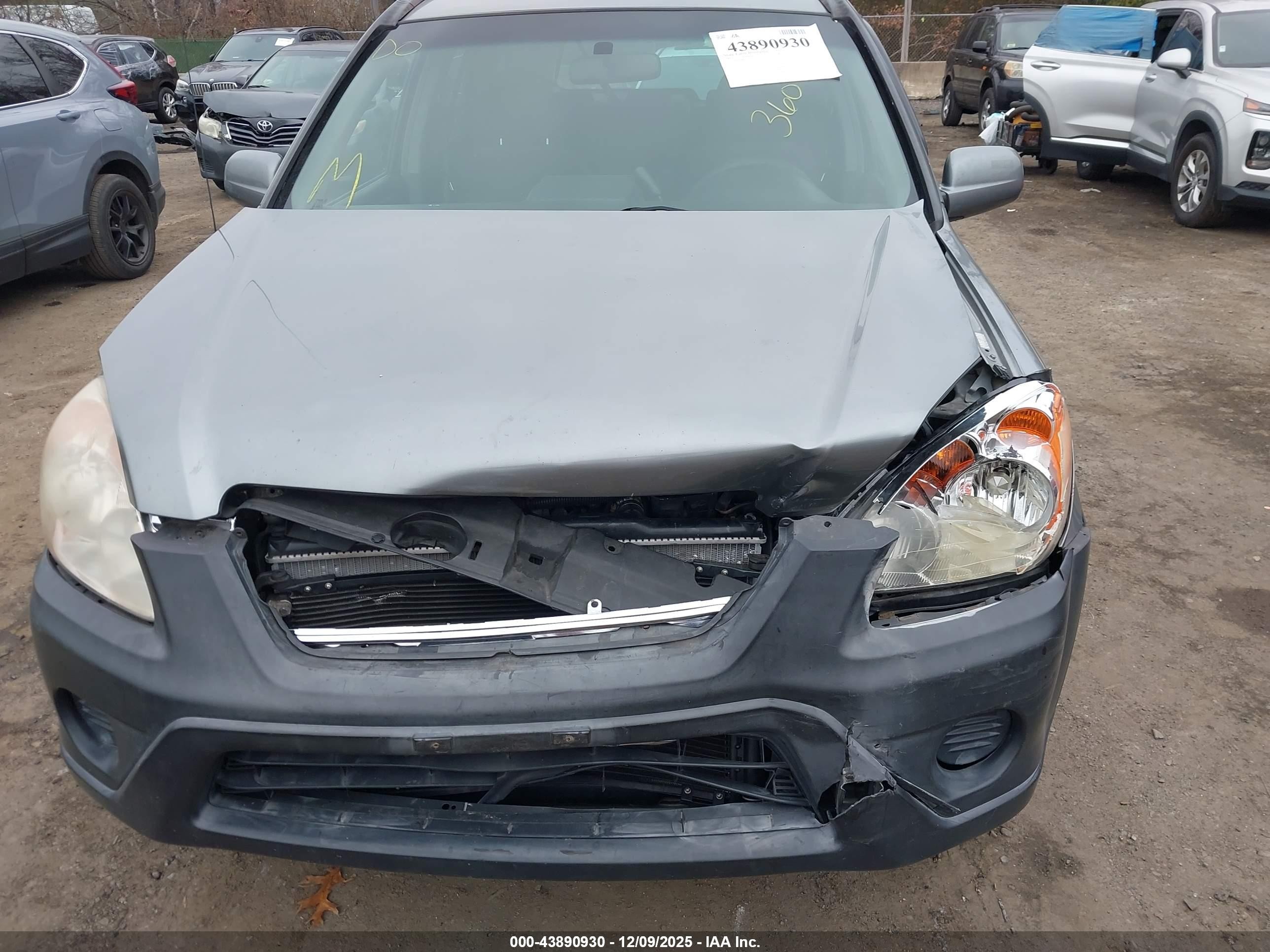 2005 Honda Cr-v Ex Gray vin: SHSRD78805U346338
