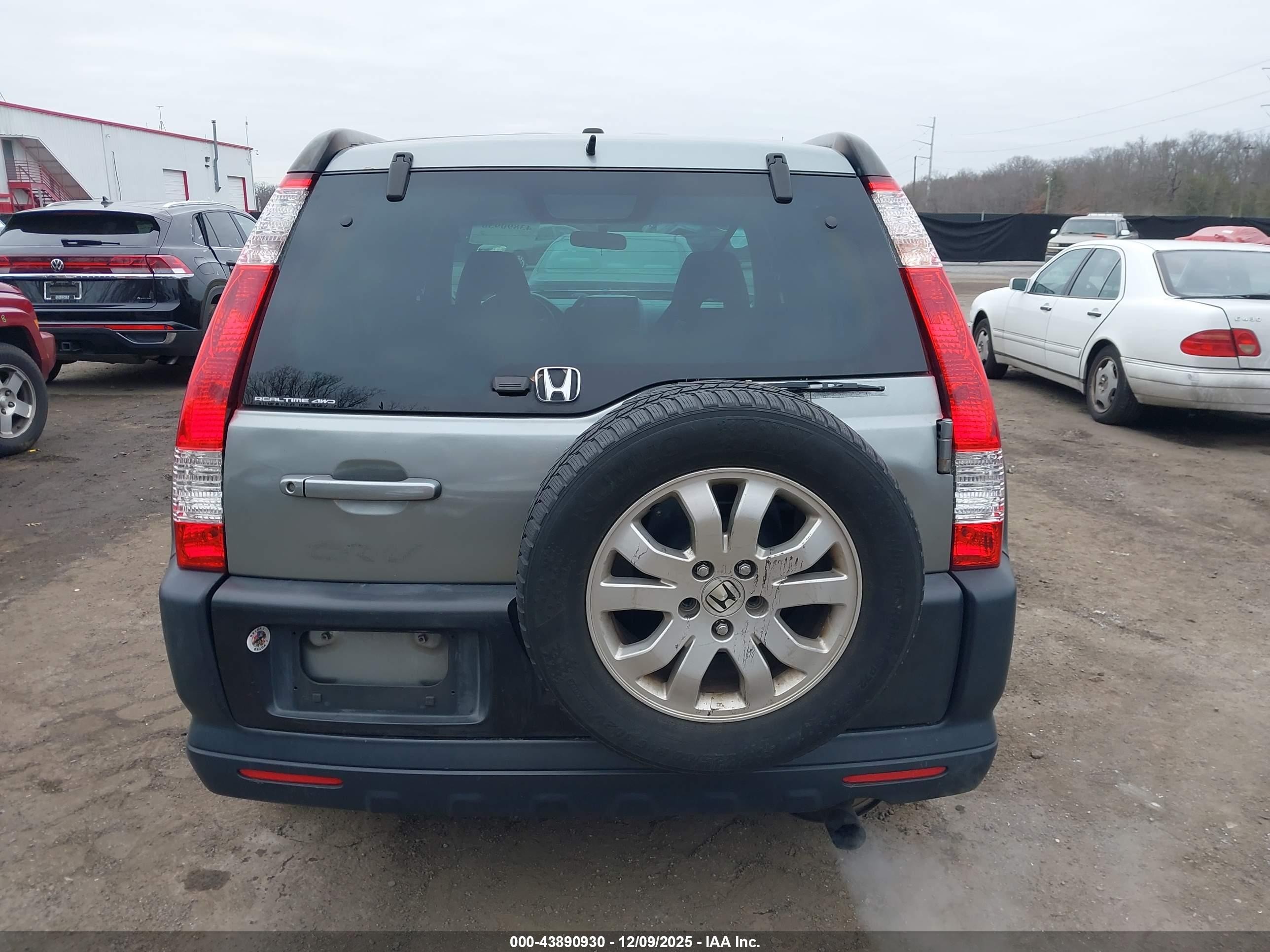 2005 Honda Cr-v Ex Gray vin: SHSRD78805U346338