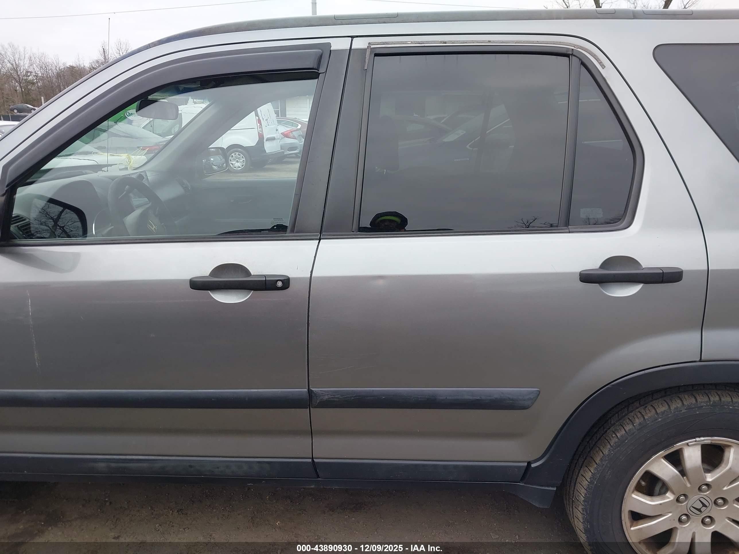 2005 Honda Cr-v Ex Gray vin: SHSRD78805U346338