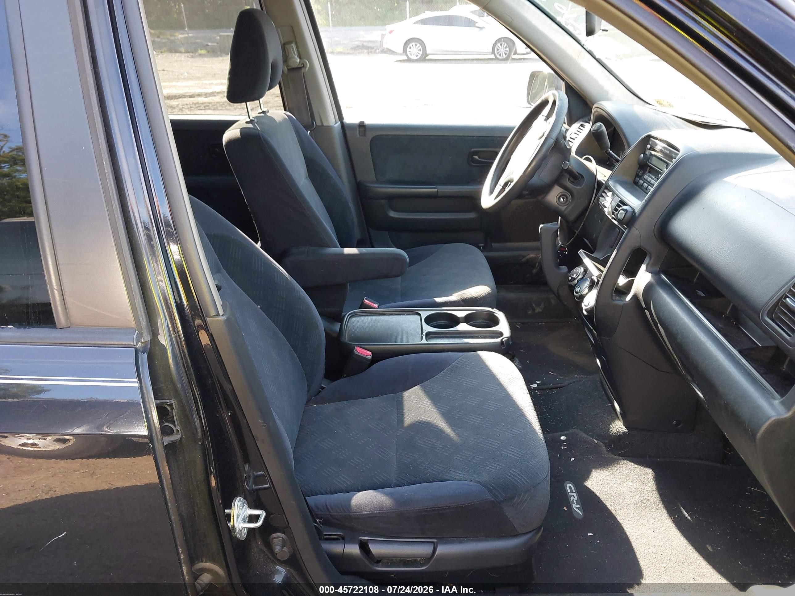 2006 Honda Cr-v Ex Black vin: SHSRD78806U400321