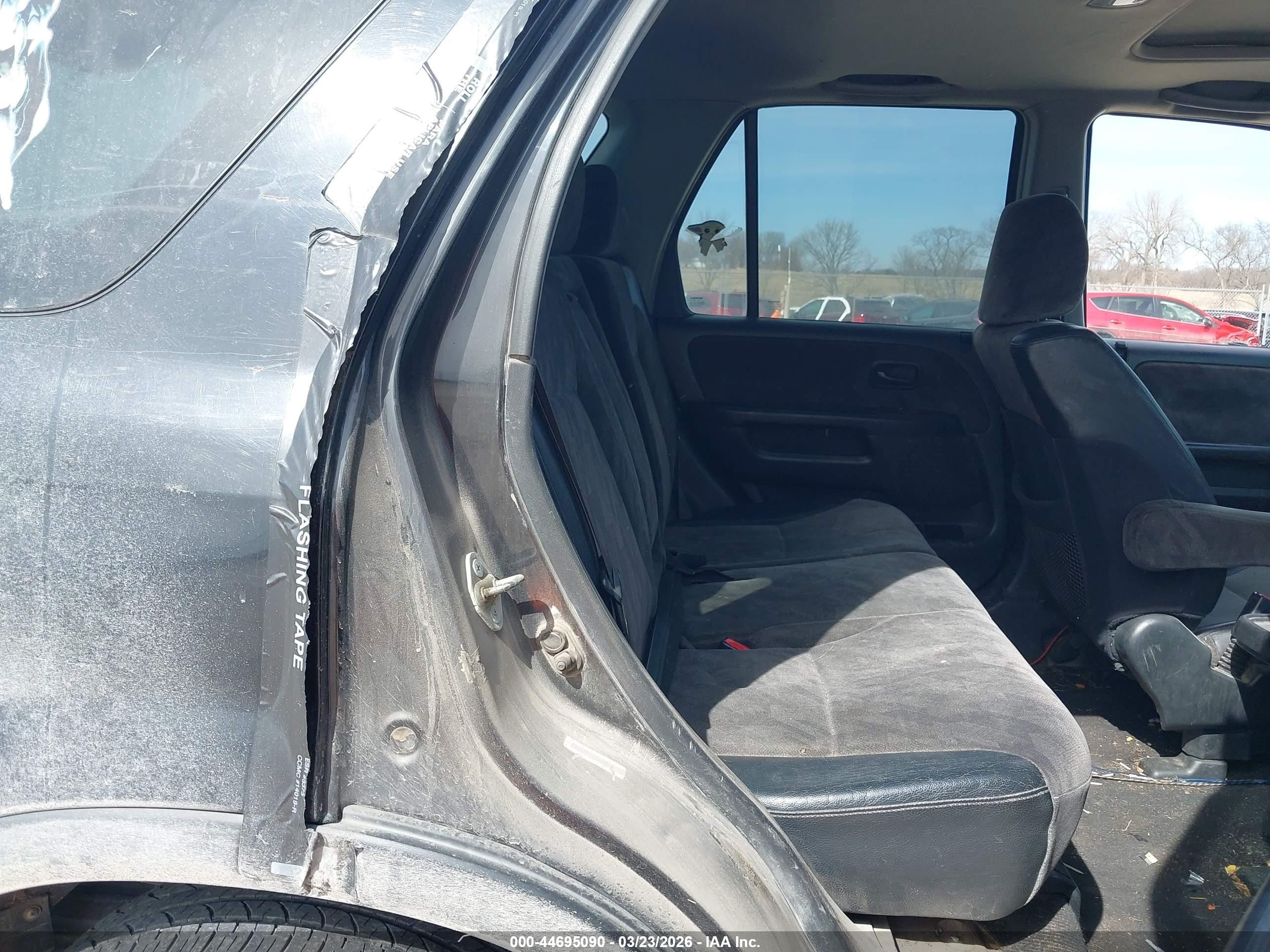 2002 Honda Cr-v Ex Black vin: SHSRD78812U001346
