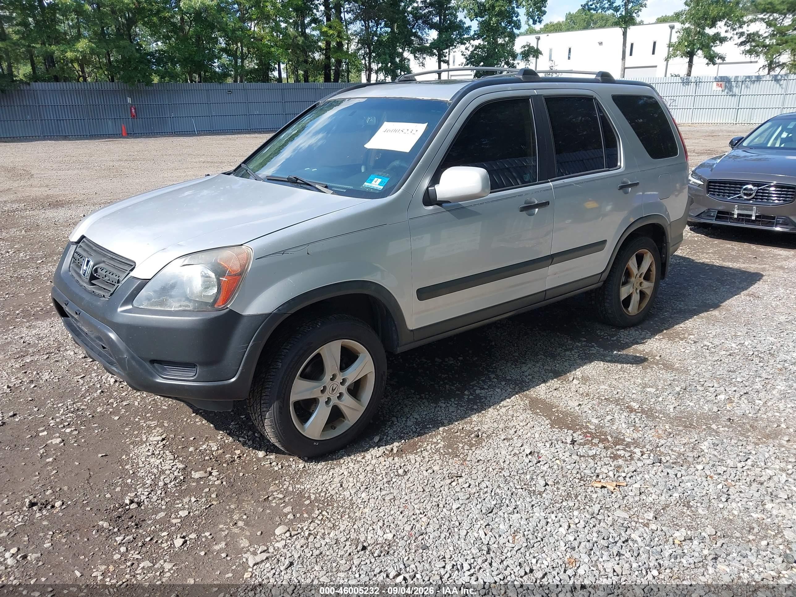 2002 Honda Cr-v Ex Silver vin: SHSRD78812U010872