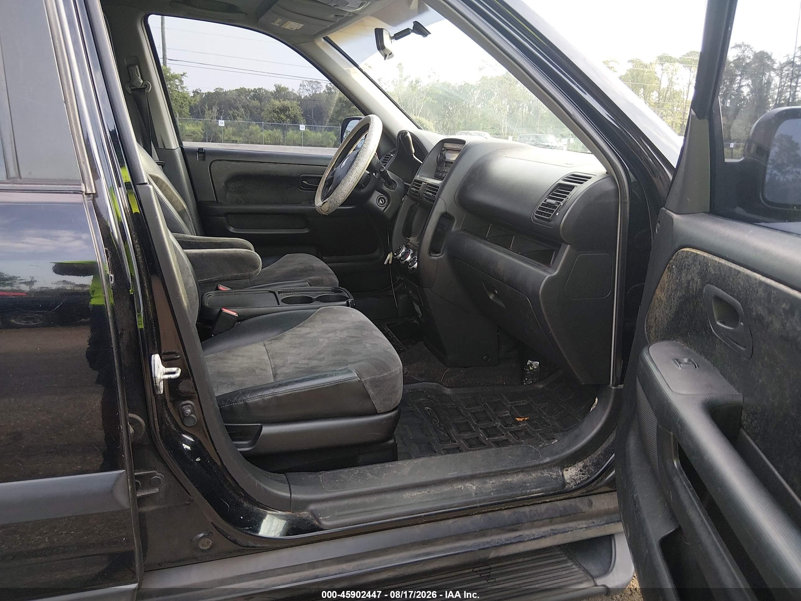 2003 Honda Cr-v Ex Черный vin: SHSRD78813U106261