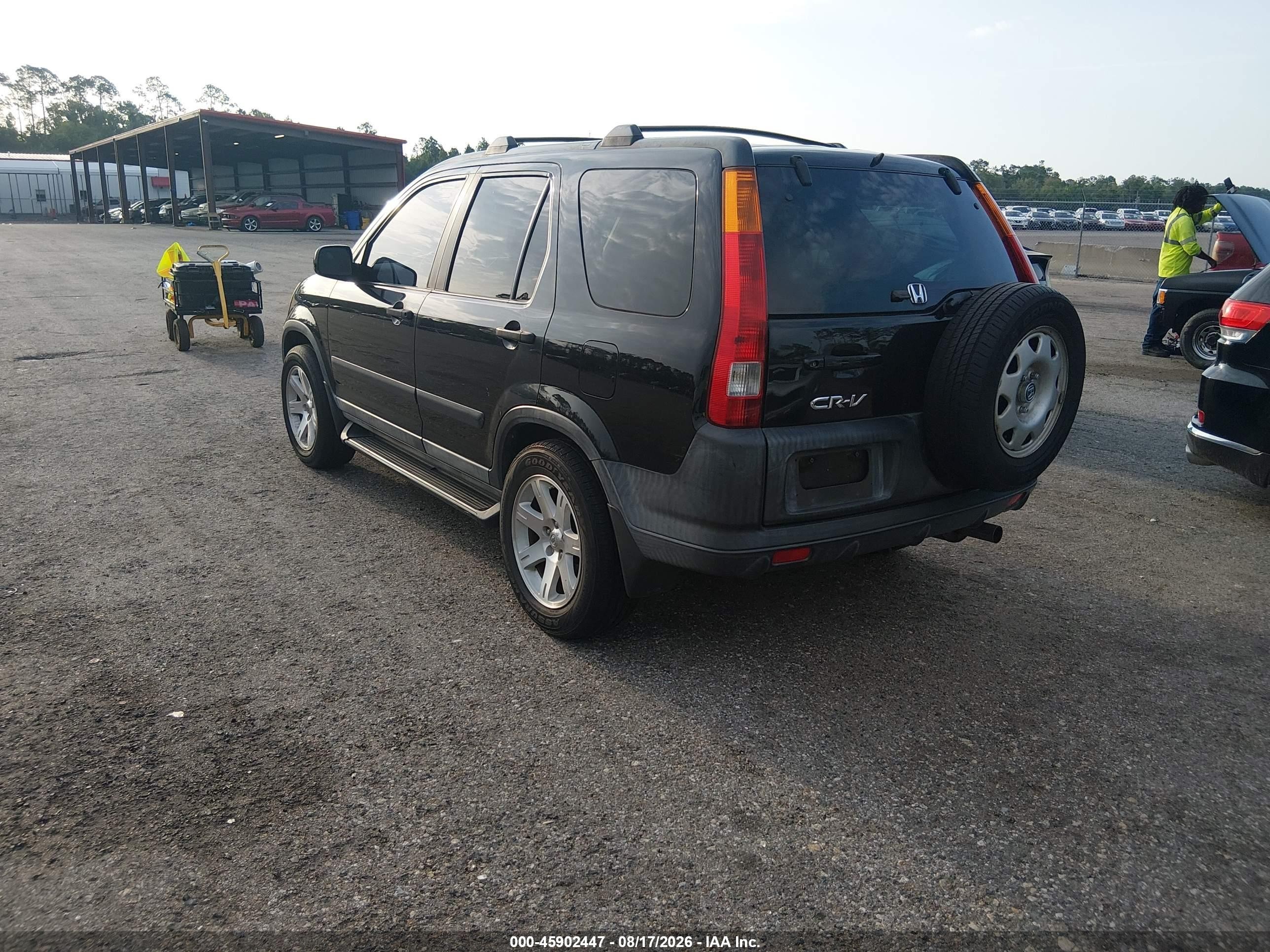2003 Honda Cr-v Ex Черный vin: SHSRD78813U106261