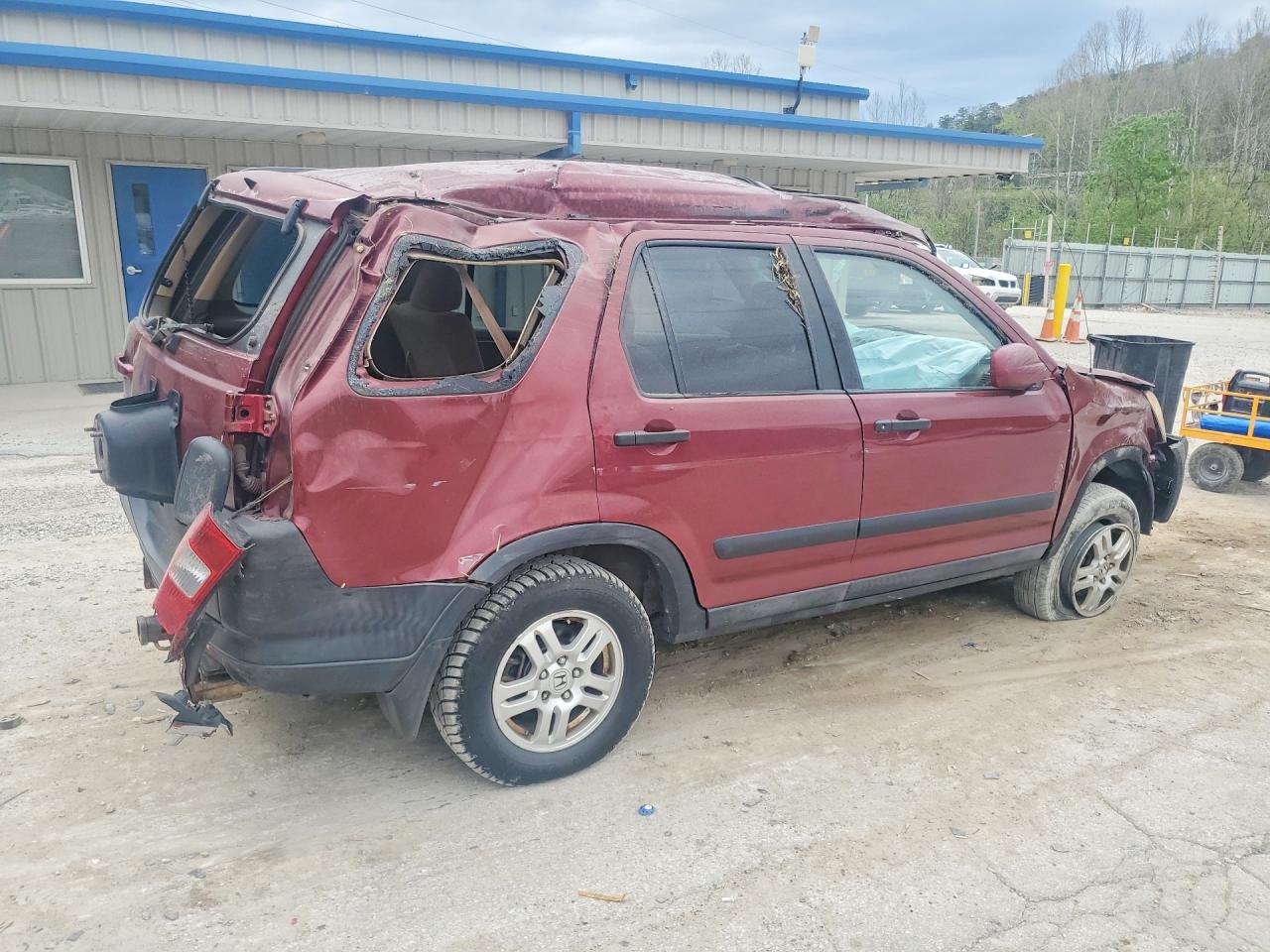 2003 Honda Cr-v Ex Maroon vin: SHSRD78813U116756