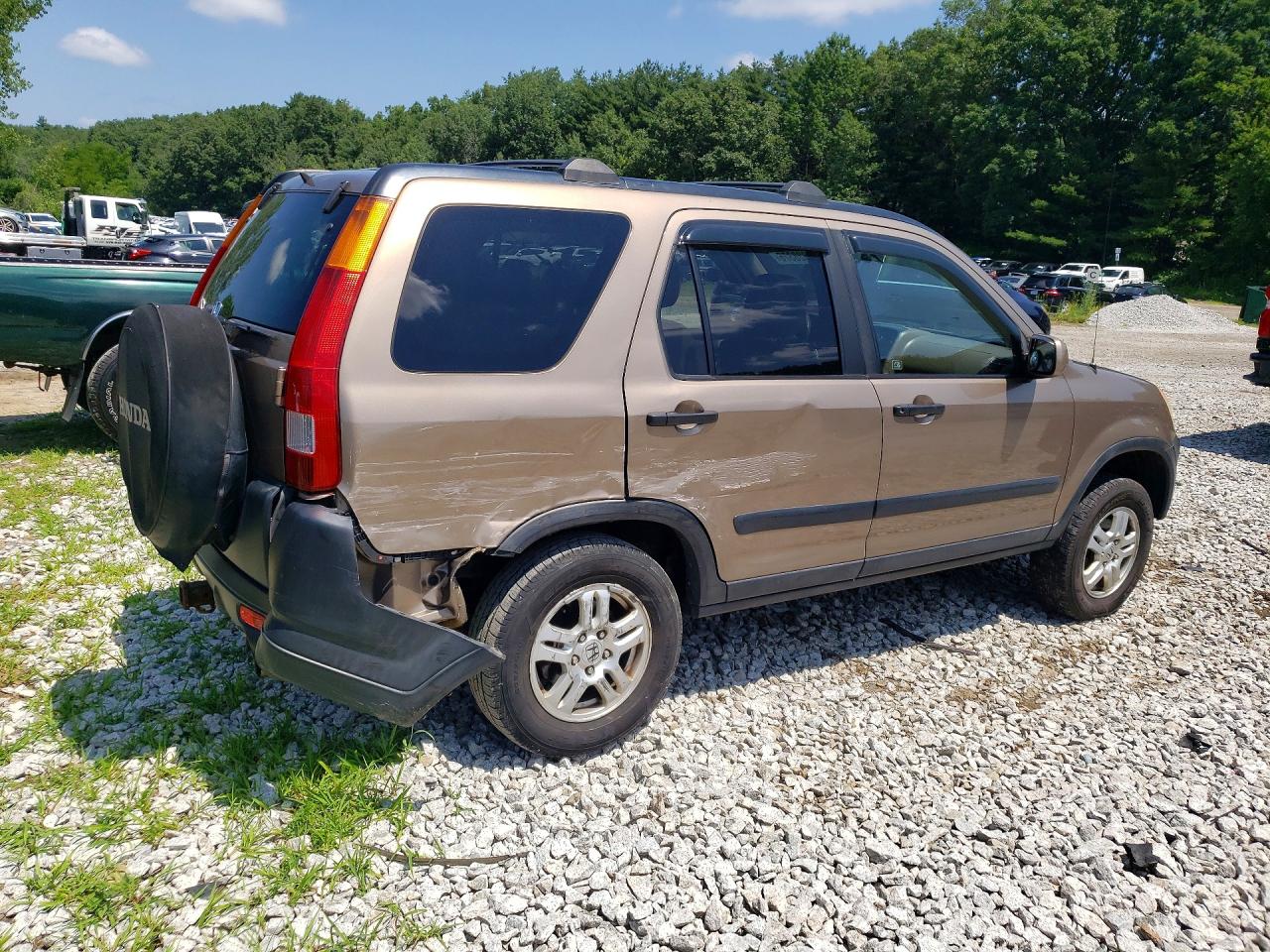 2003 Honda Cr-v Ex Gold vin: SHSRD78813U144024