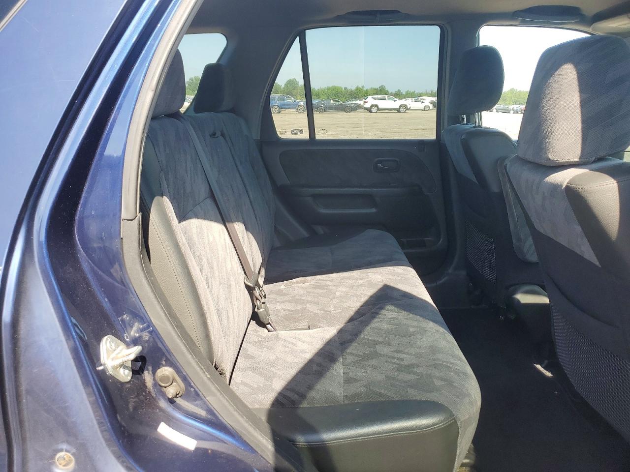 2003 Honda Cr-v Ex Blue vin: SHSRD78813U152351